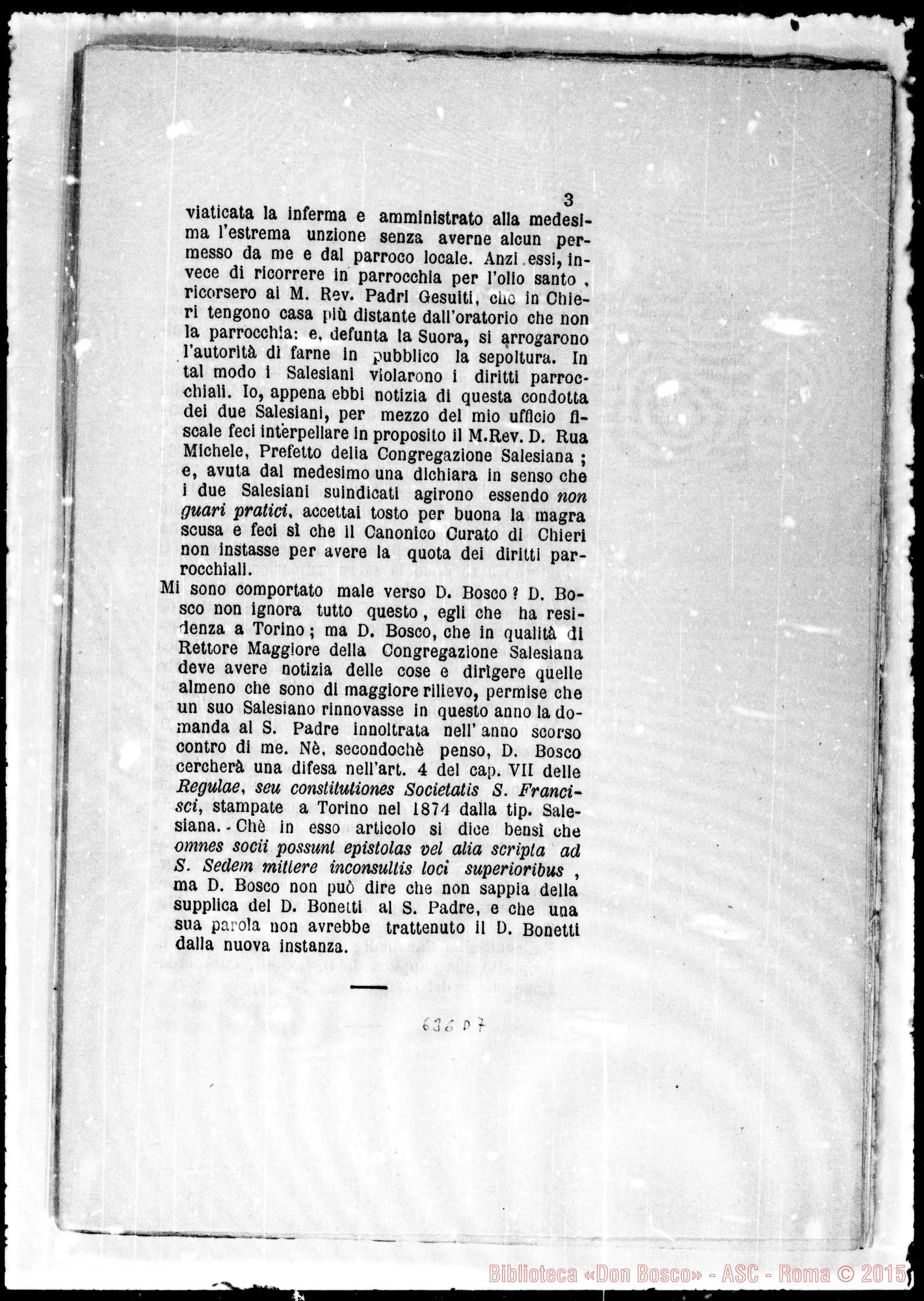Fotogramma D 7 — Memoriale facti E iuris