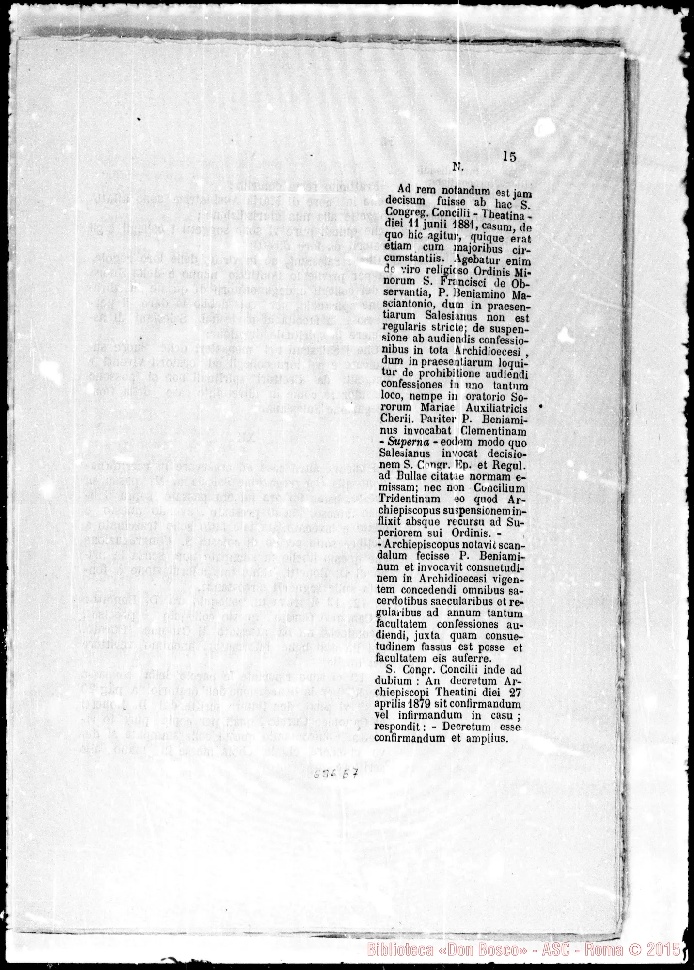 Fotogramma E 7 — Memoriale facti E iuris
