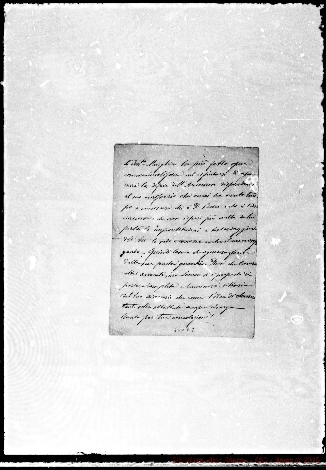 Fotogramma C 2 — Lettera A Bonetti
