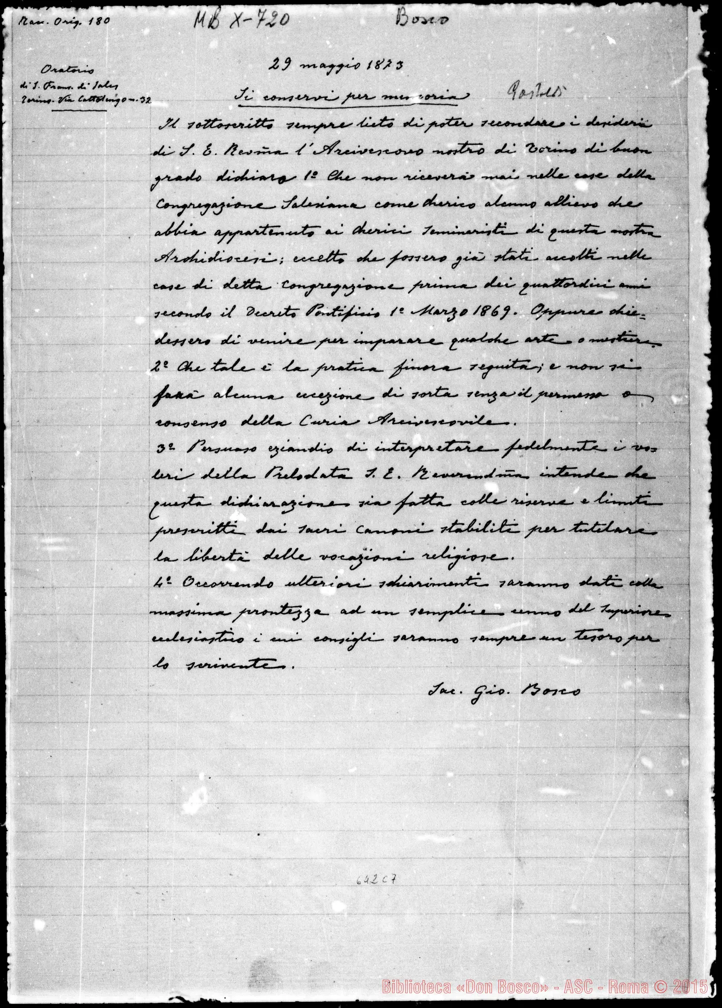 Fotogramma C 7 — ».-Gastaldi. 29- 5-1873