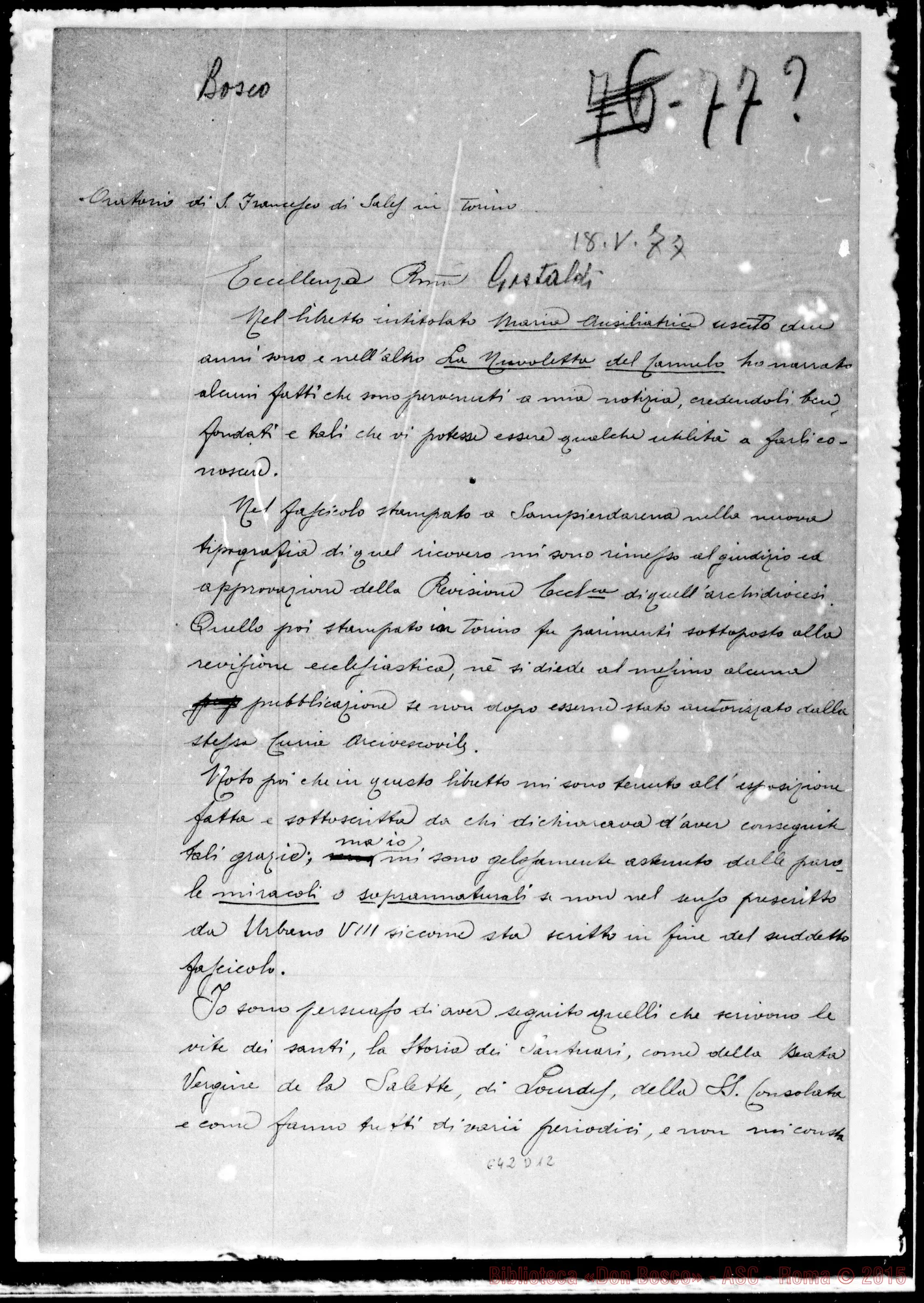 Fotogramma D 12 — »-Gastaldi. 18- 5-1877