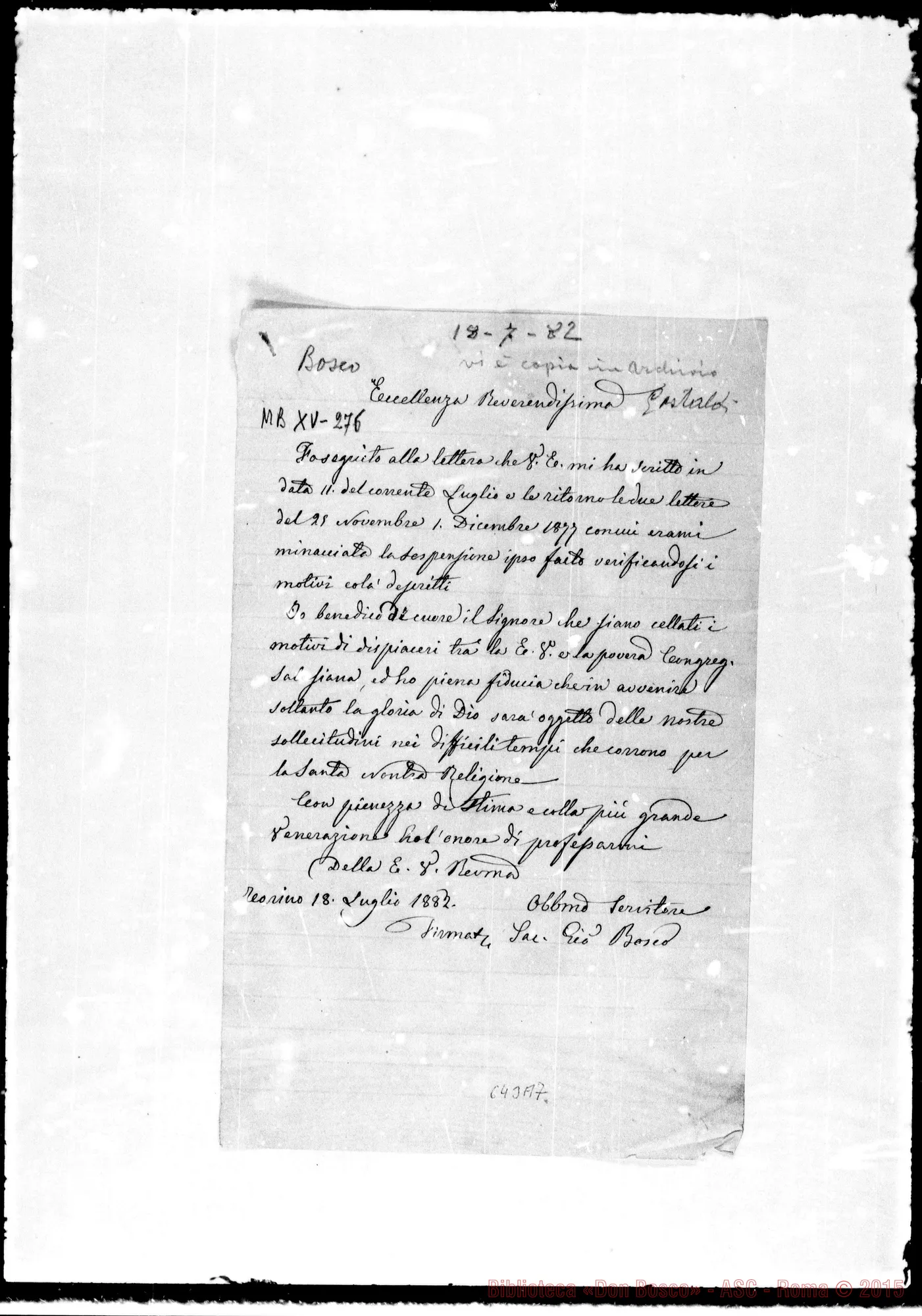 Fotogramma A 7 — »-Gastaldi. 18- 7-1882