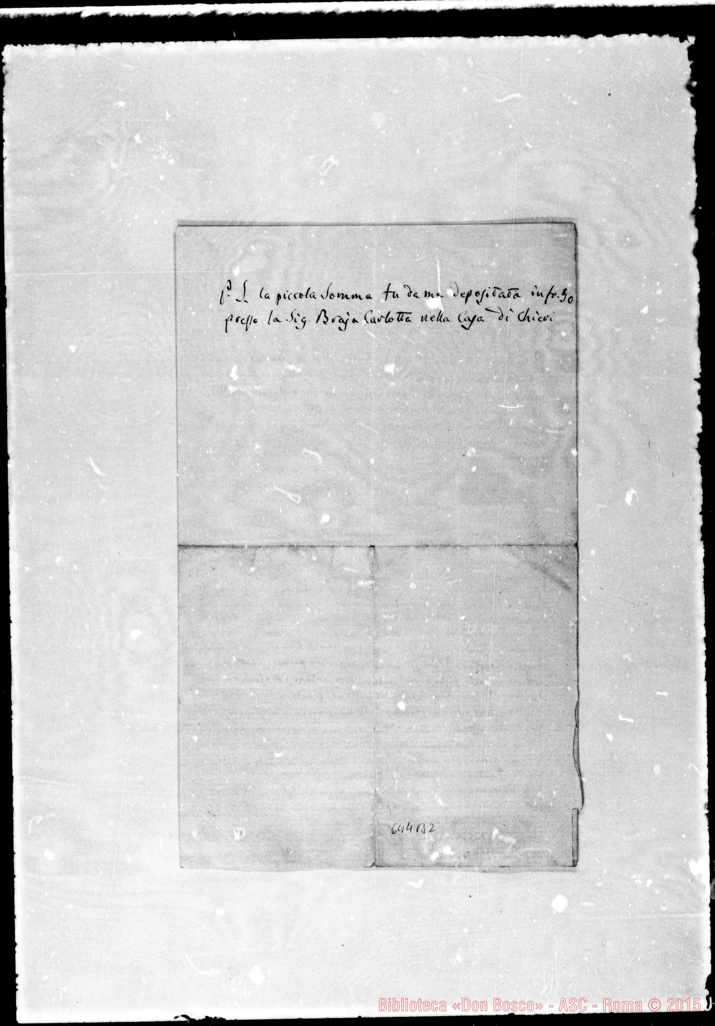 Fotogramma B 2 — Calosso Francesco-Bosco. 12-2-1879