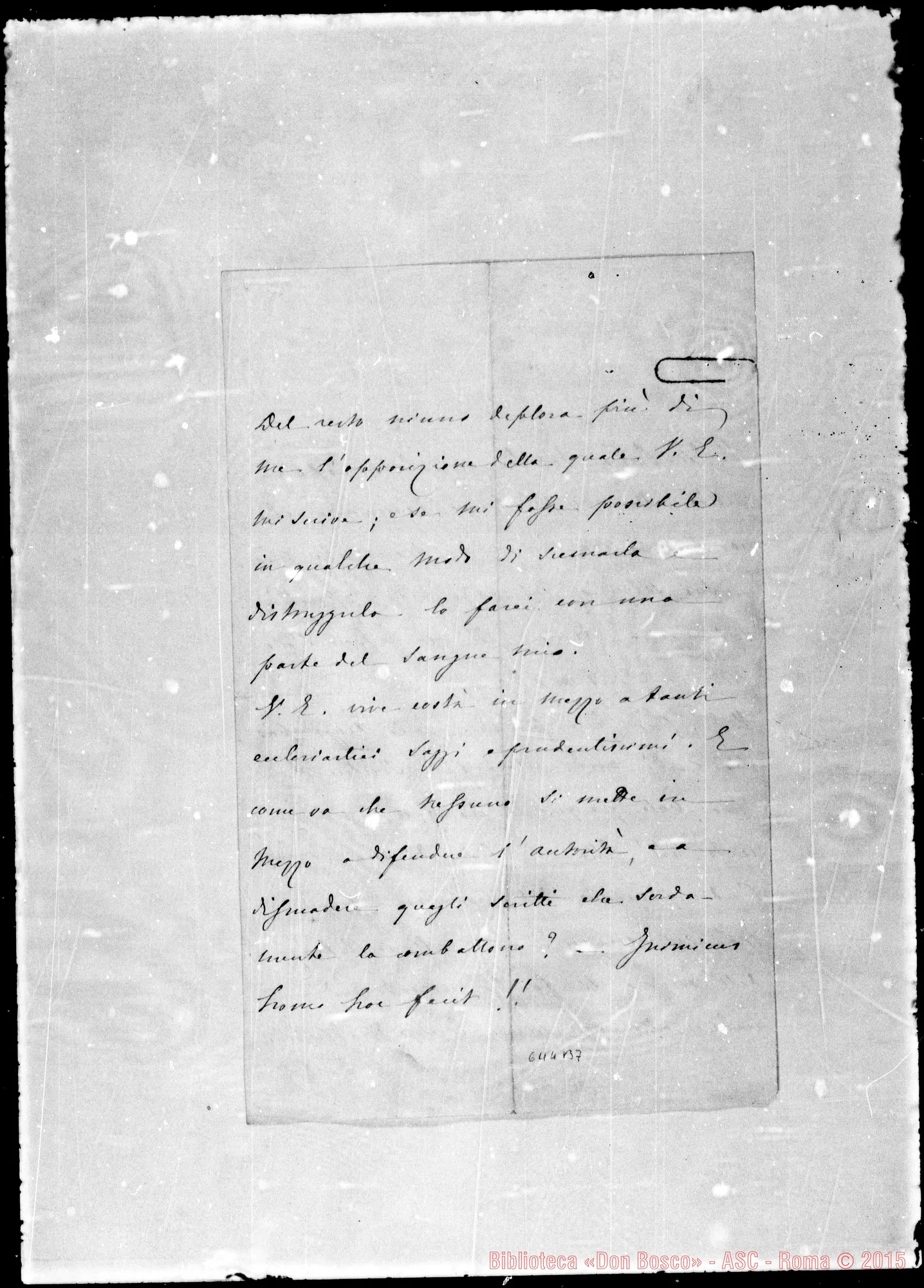 Fotogramma B 7 — Camosutti-Carissimo Canon. 6-12-1877
