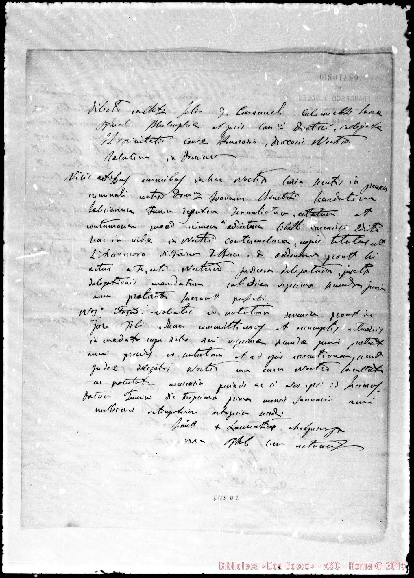 Fotogramma D 2 — Gastaldi A Colomiatti. 1-2-1881