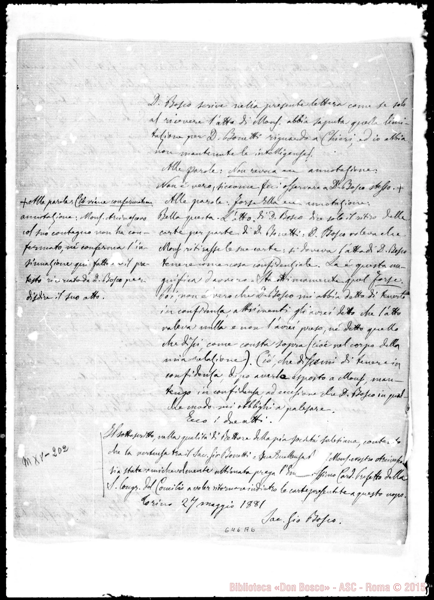Fotogramma A 6 — »-Nina. 25- 6-1881