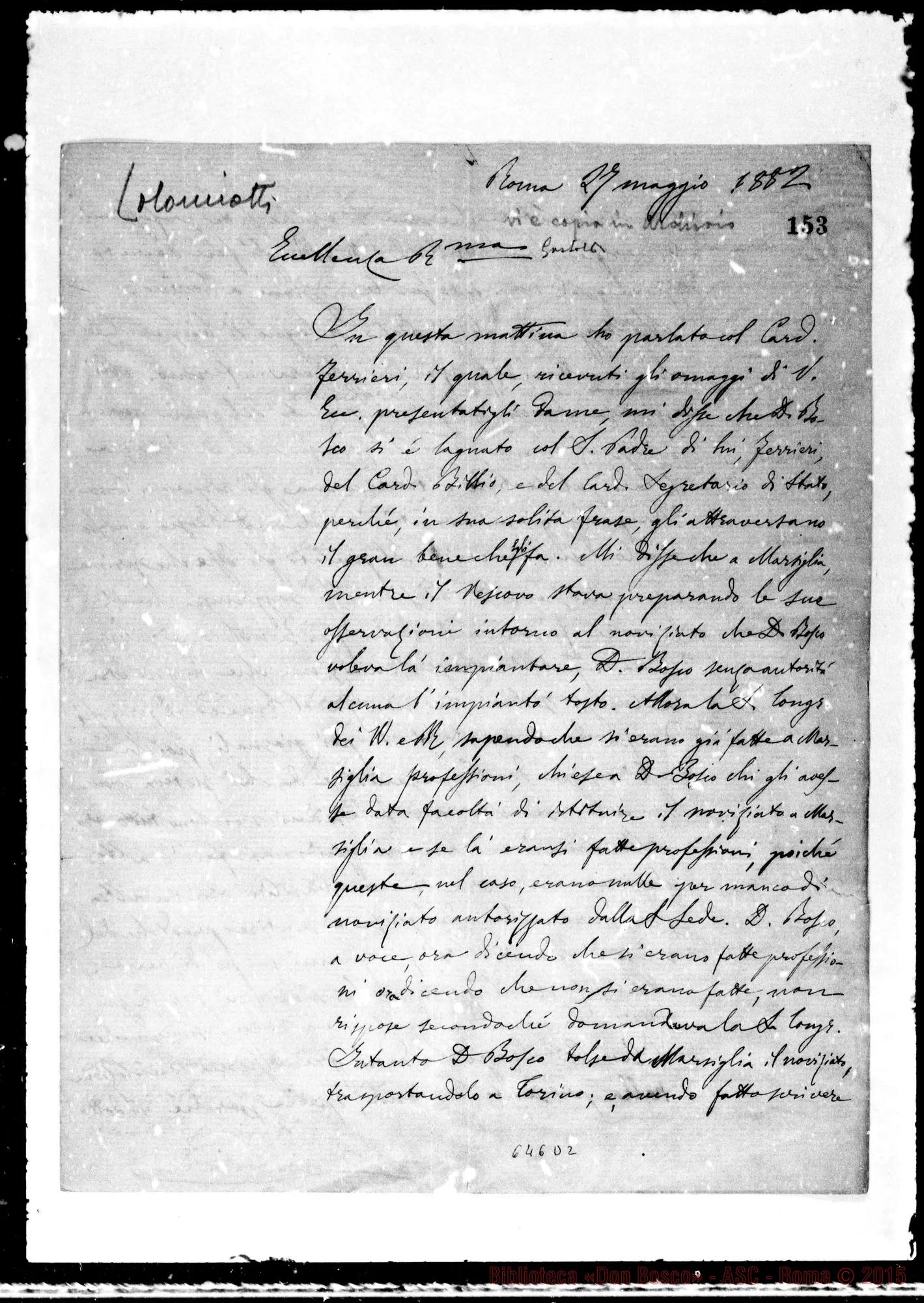 Fotogramma D 2 — »-Gastaldi. 27- 5-1882