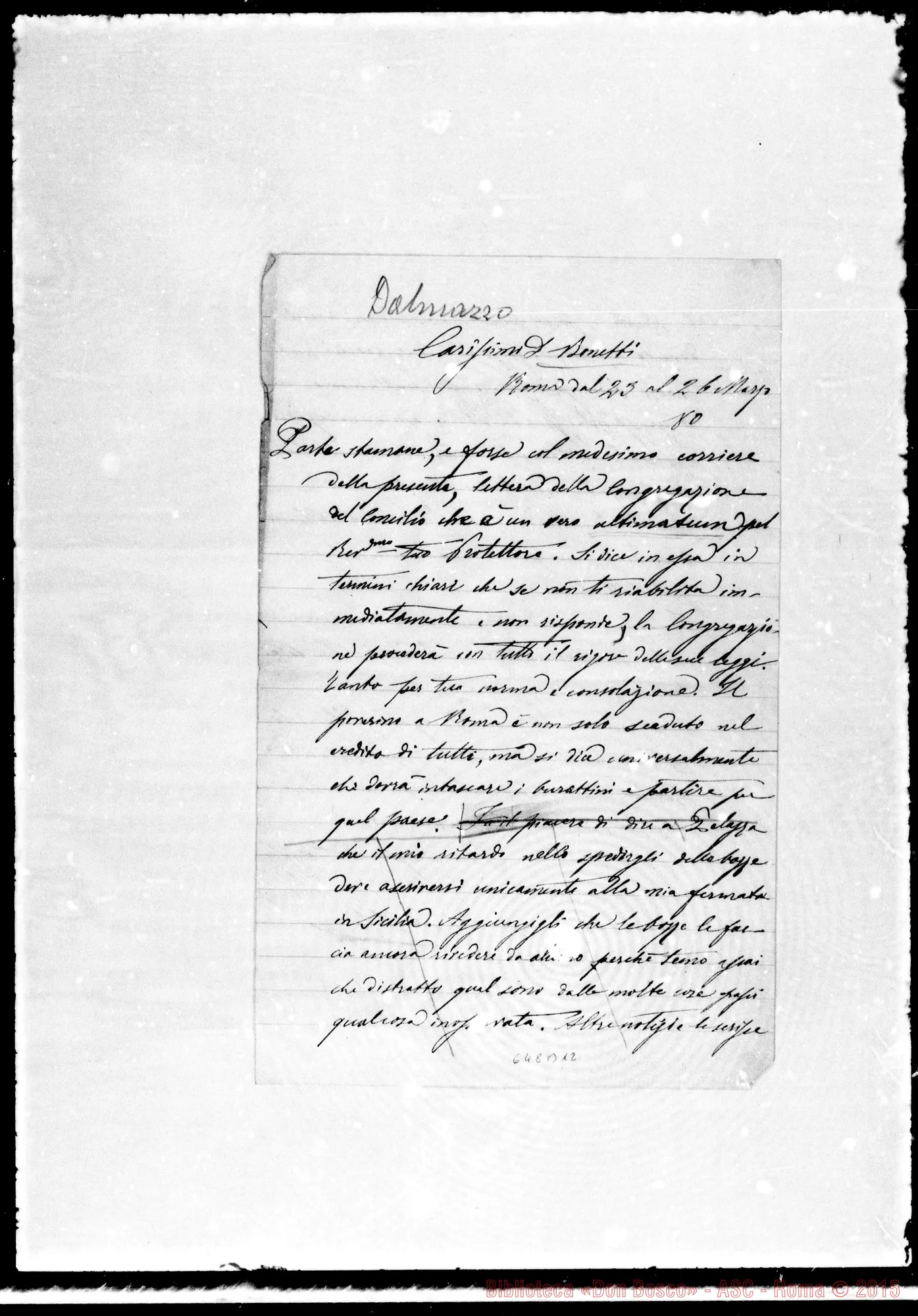 Fotogramma B 12 — »-Bonetti. 26- 3-1880