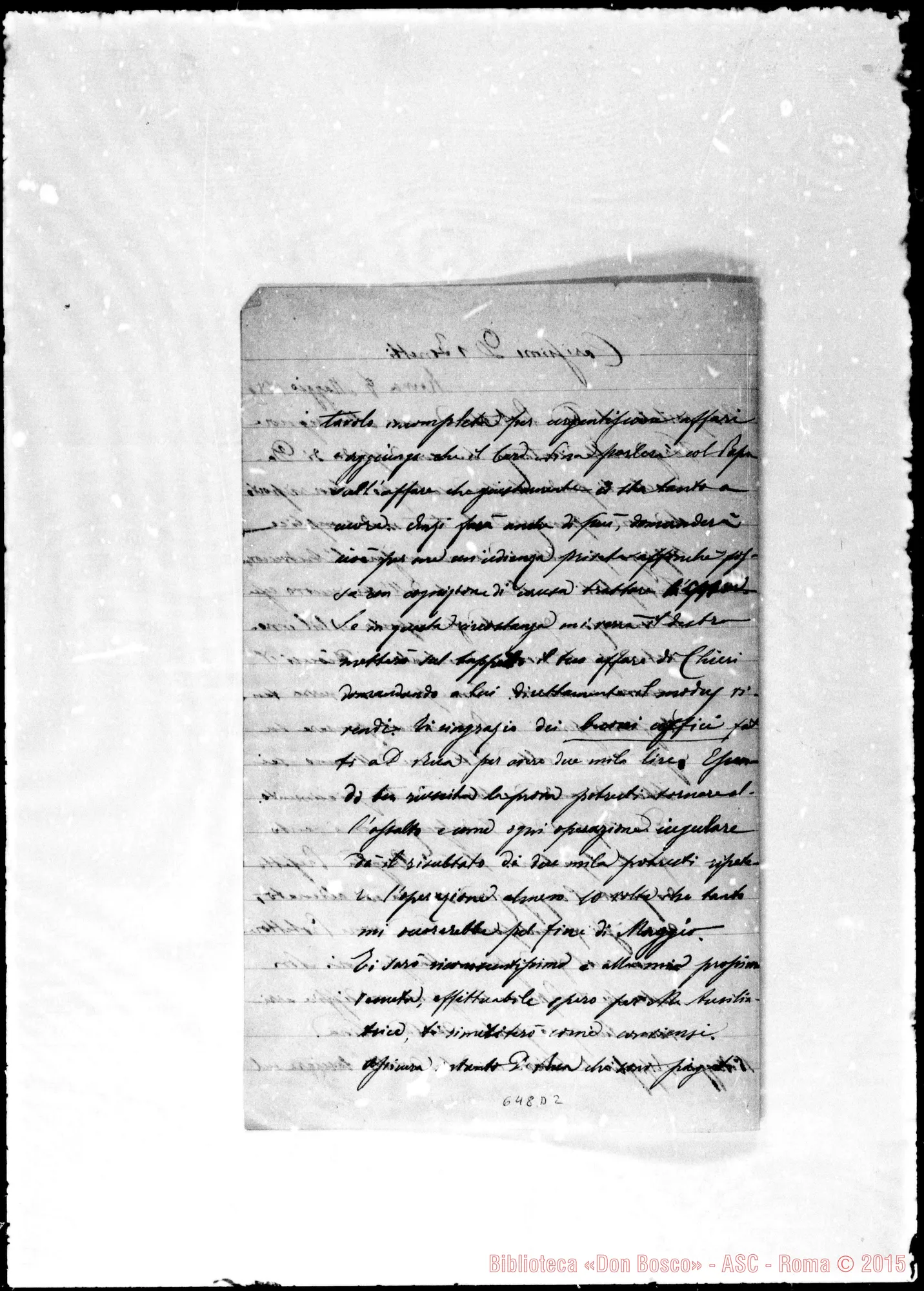 Fotogramma D 2 — »-Bonetti. 8- 5-1883