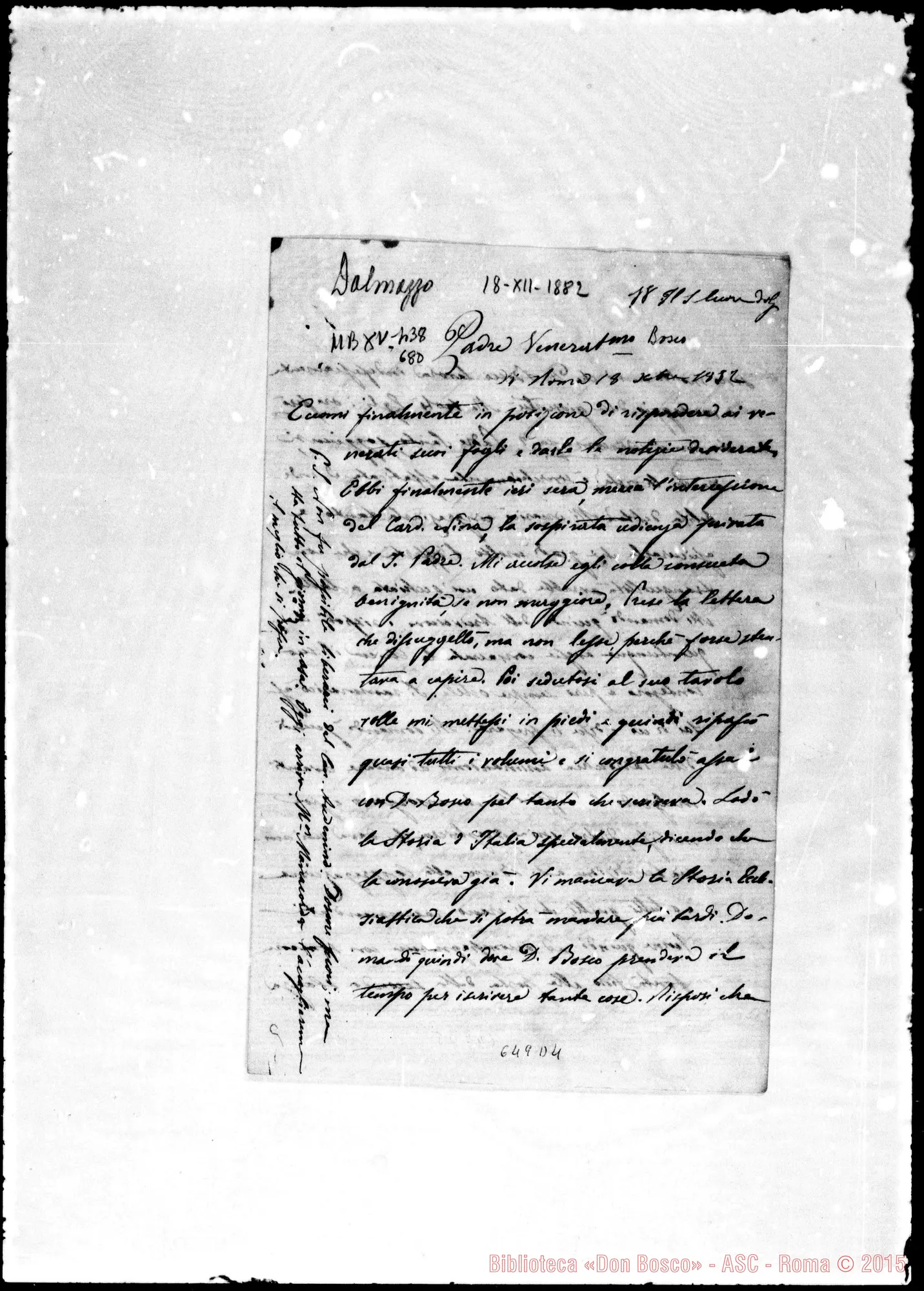 Fotogramma D 4 — »-Bosco. 18-12-1882
