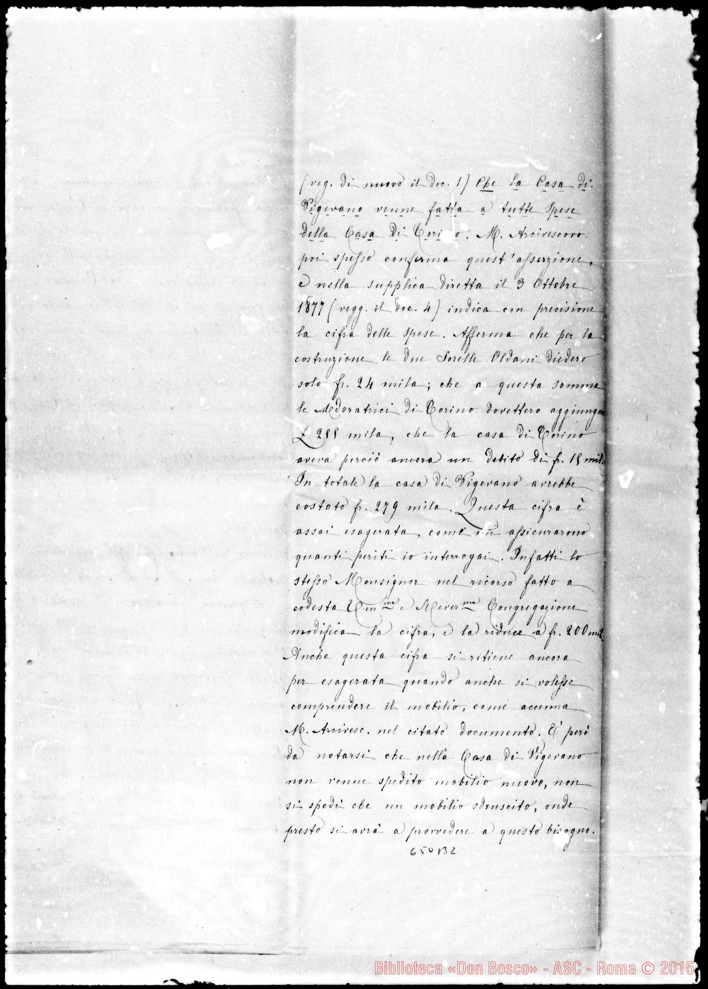 Fotogramma B 2 — Ricorso al Prefetto della S.C.