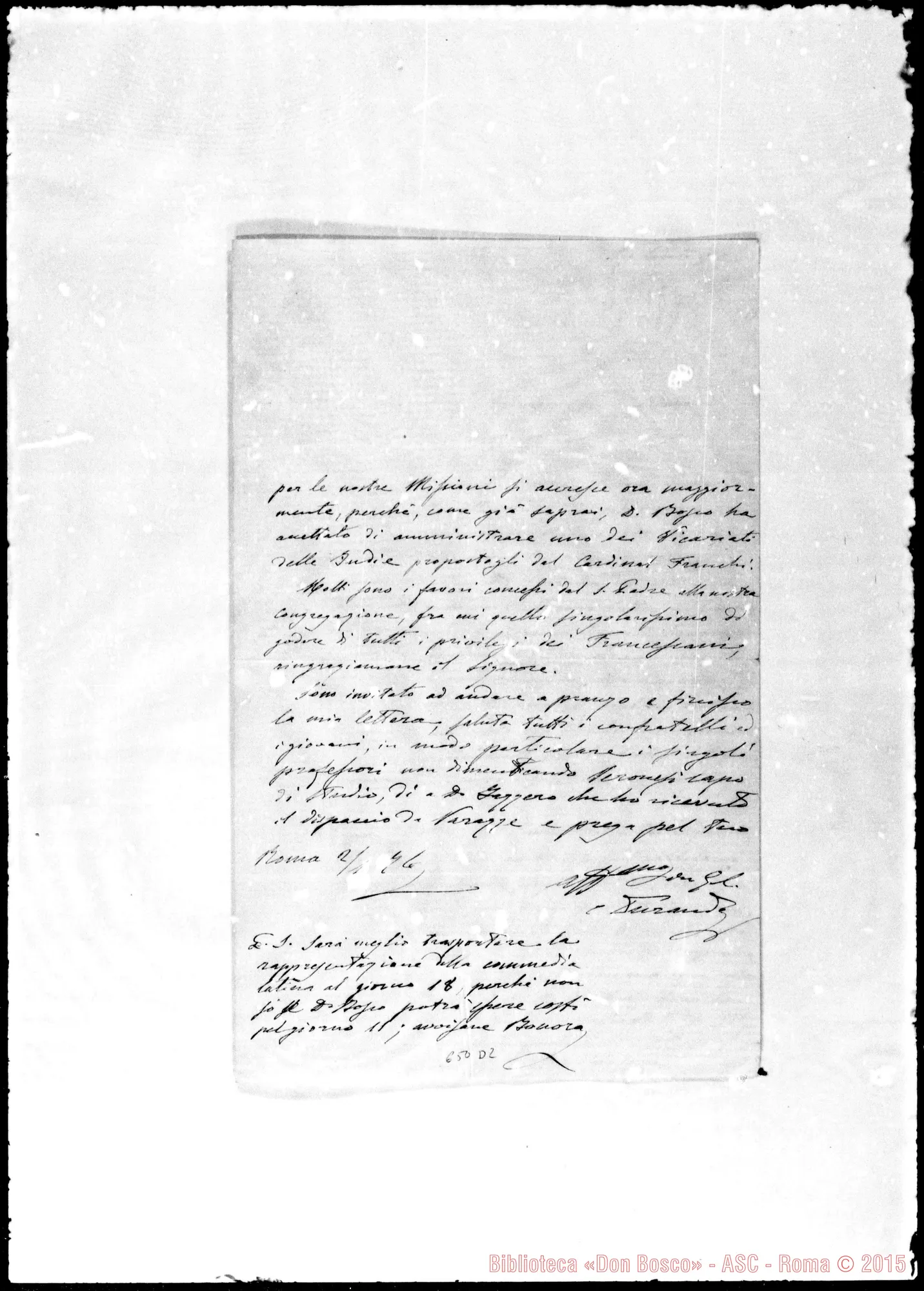 Fotogramma D 2 — Durando-Rua. 2- 4-1876