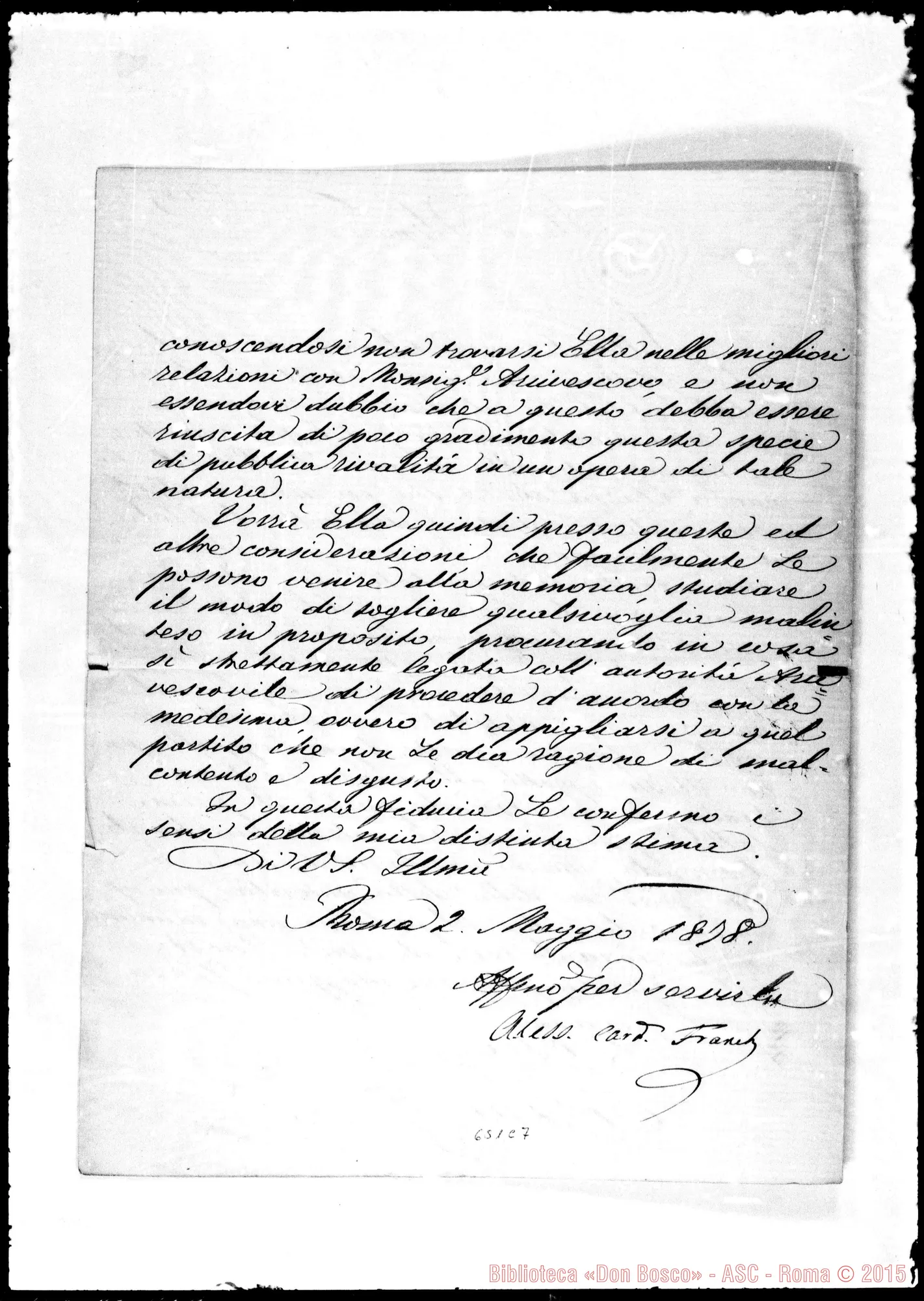 Fotogramma C 7 — Franchi A.-Bosco. 2- 5-1878