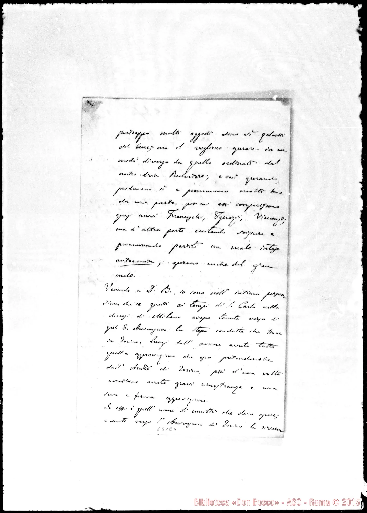 Fotogramma E 4 — »-Belasio Ant. 8- 7-1876