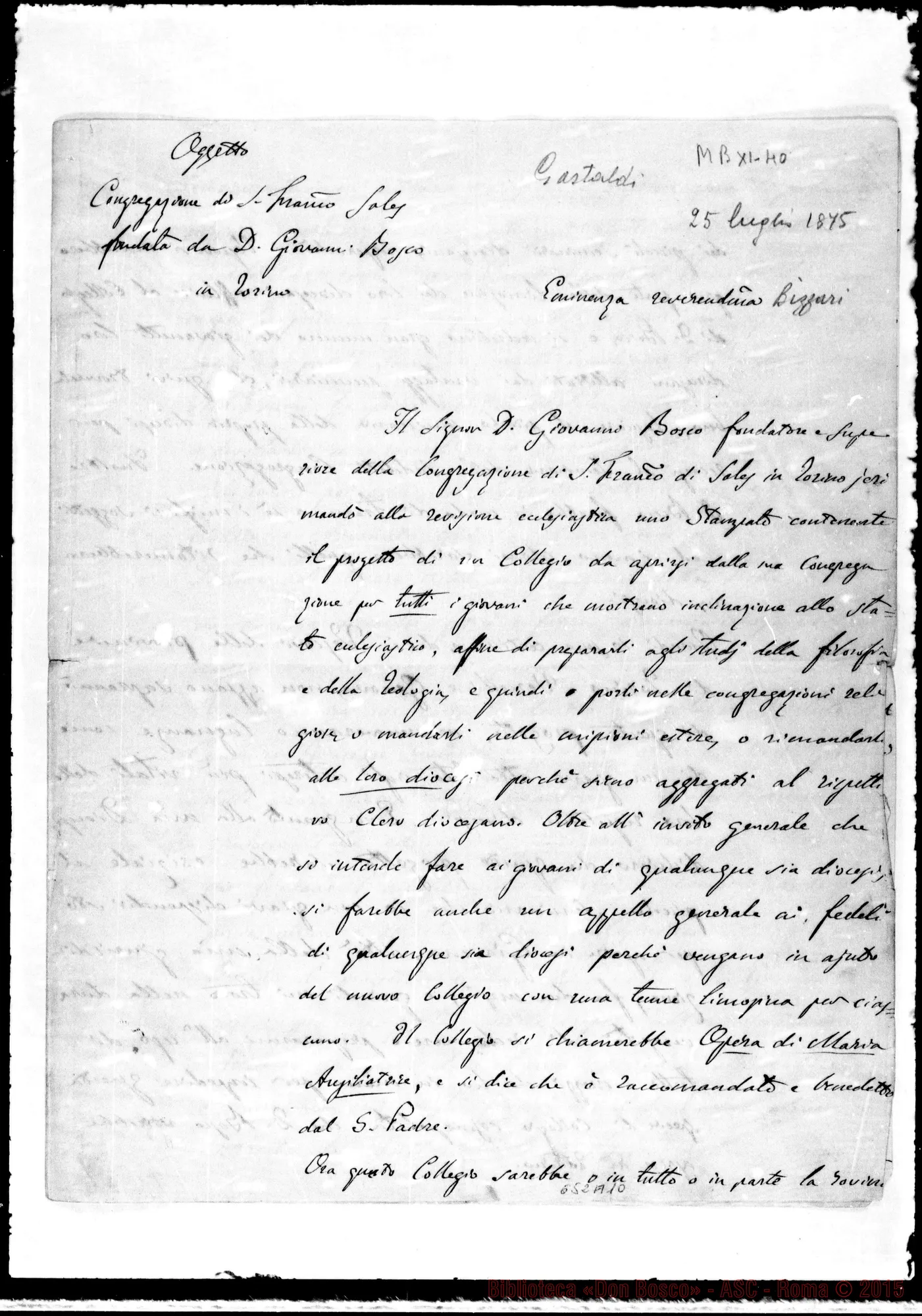 Fotogramma A 10 — »-Bizzarri. 25- 7-1875