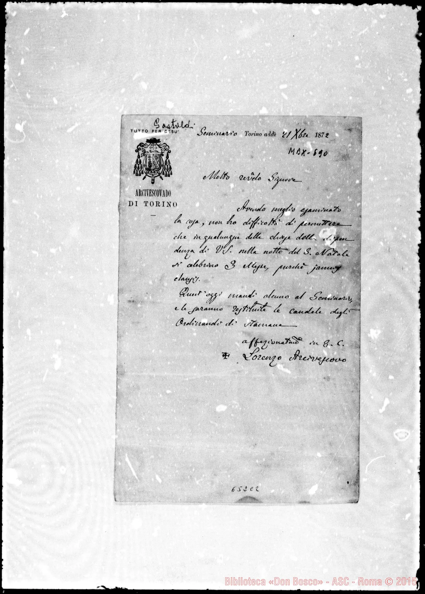 Fotogramma C 2 — »-Bosco. 21-12-1872