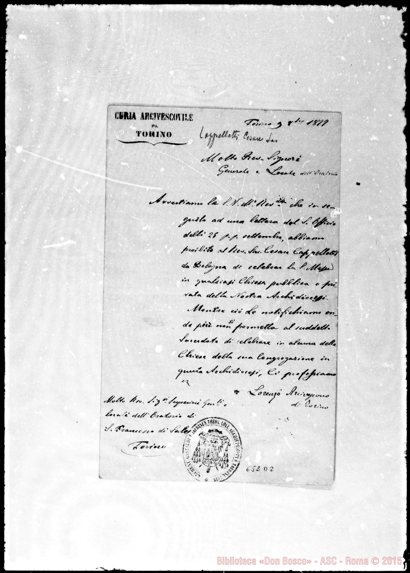 Fotogramma D 2 — »-Bosco. 9-10-1877