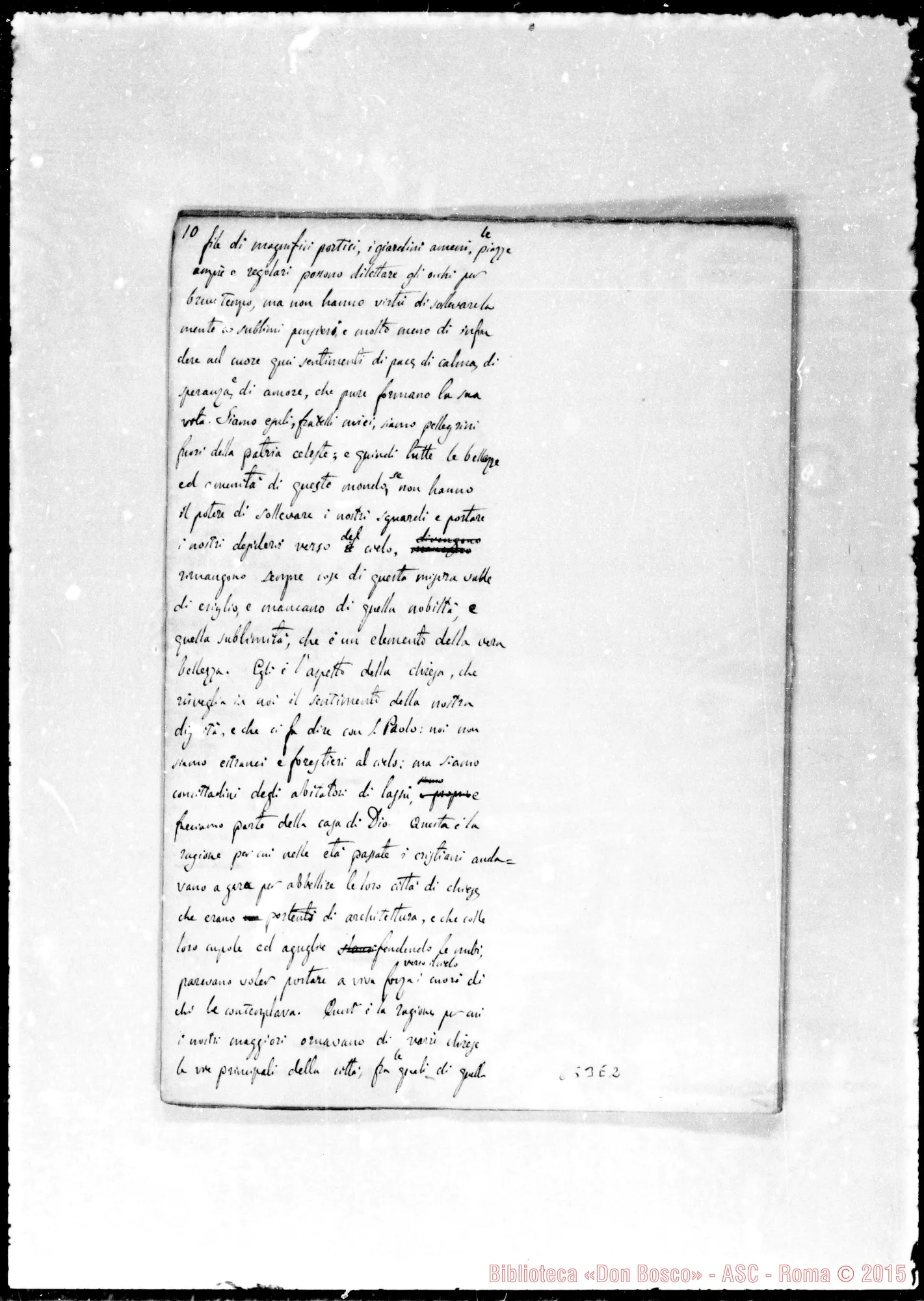 Fotogramma E 2 — »-Discorso nella benedizione prima pietra M.A. A Valdocco