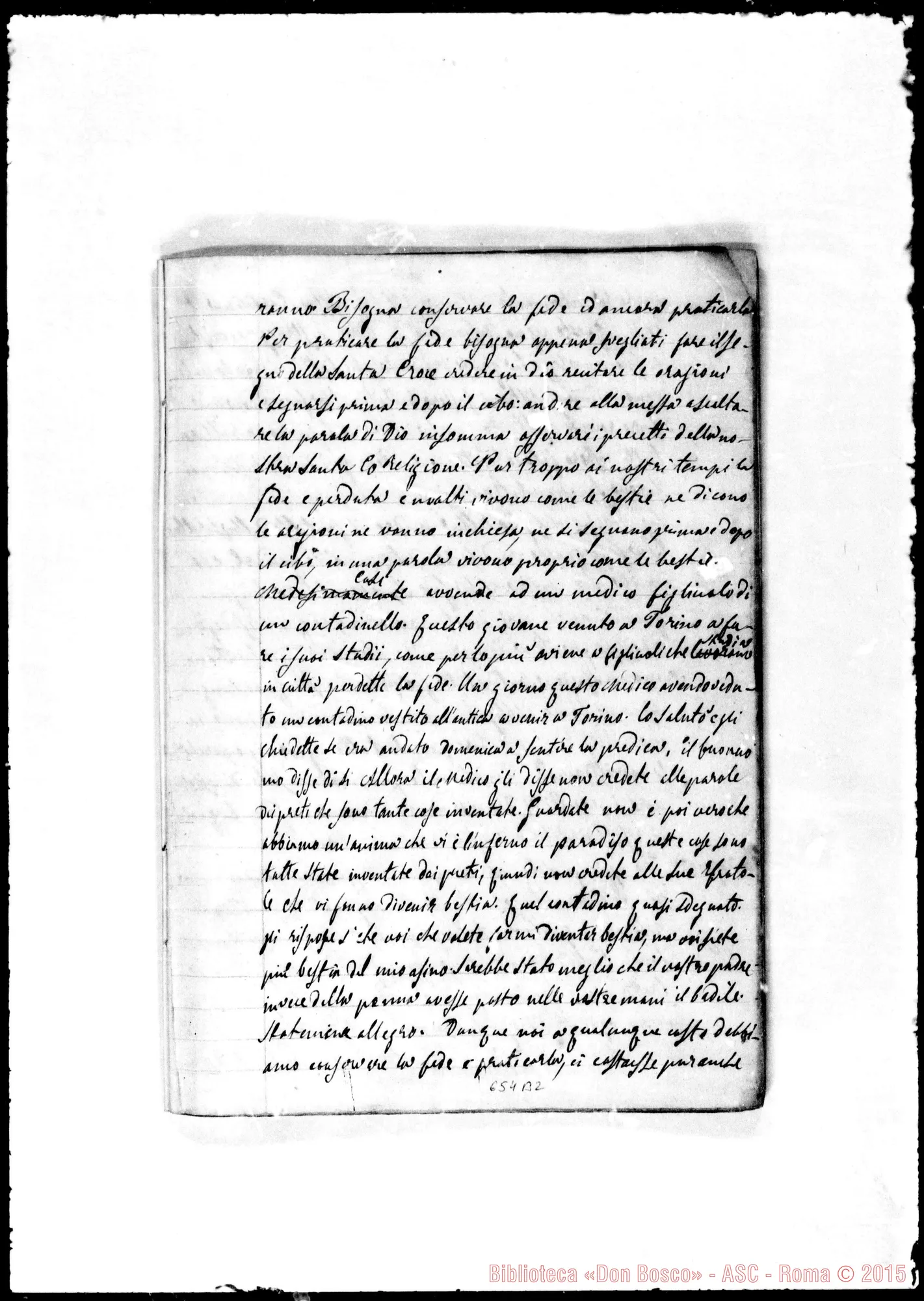 Fotogramma B 2 — » : Esercizi Sp. Prediche di Mons.