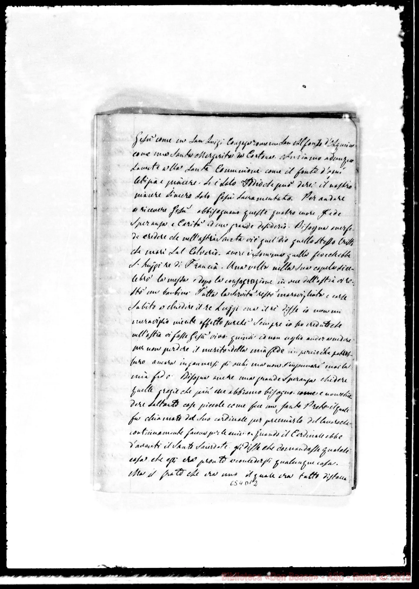 Fotogramma D 12 — » : Esercizi Sp. Prediche di Mons.