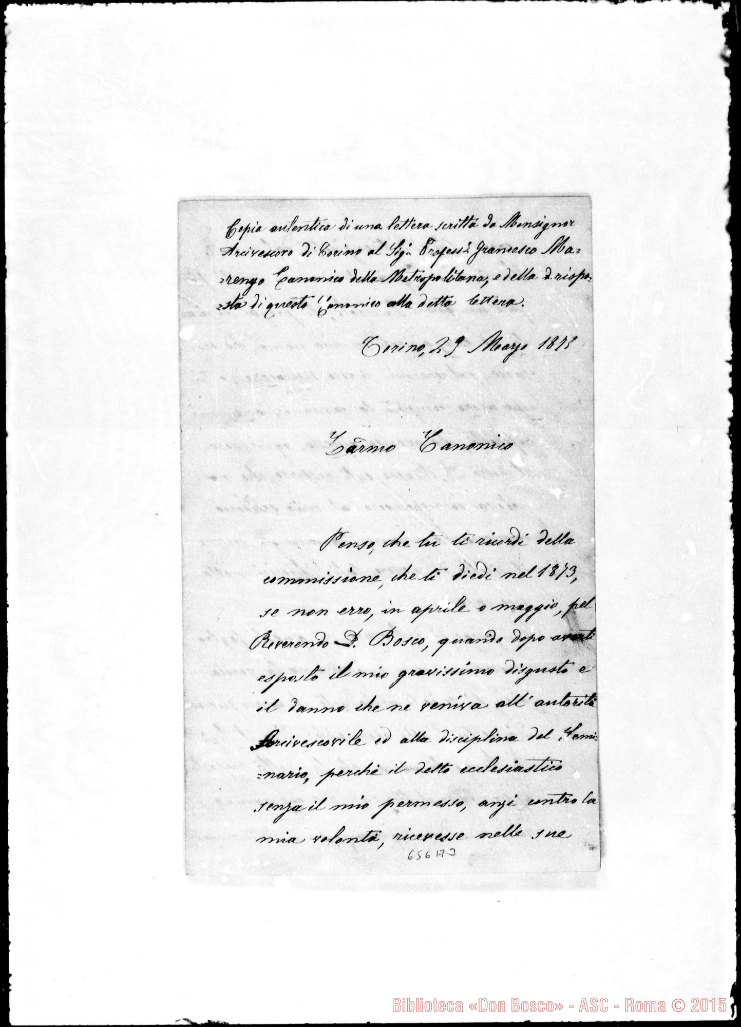 Fotogramma A 3 — »-Marengo. 29- 3-1875. Copia