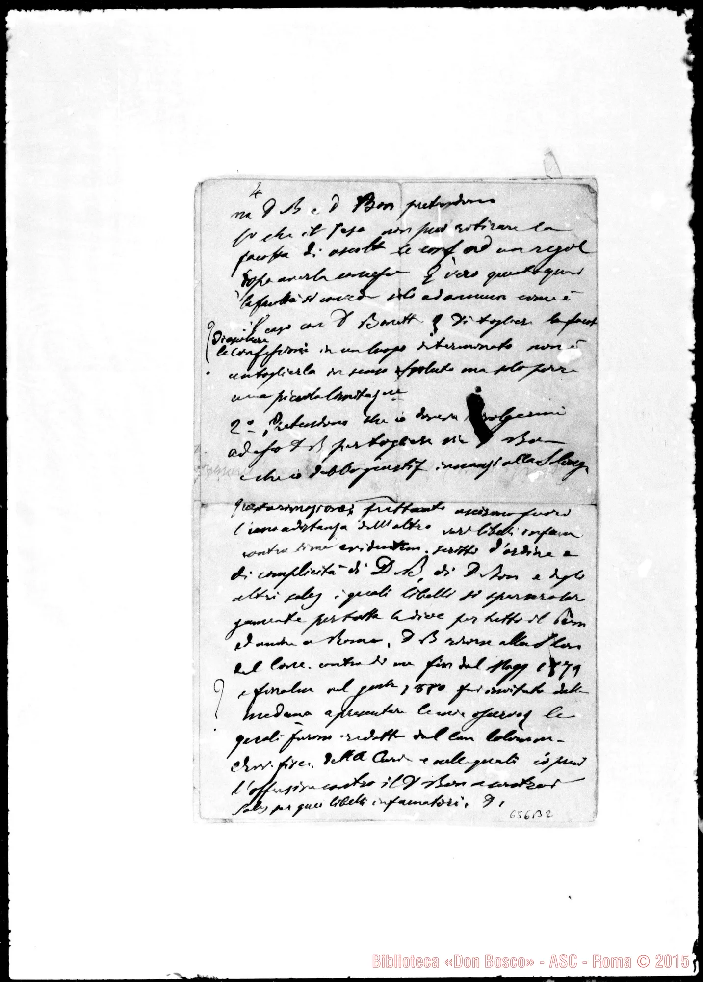 Fotogramma B 2 — »-Menghini. 16- 6-1881. Copia