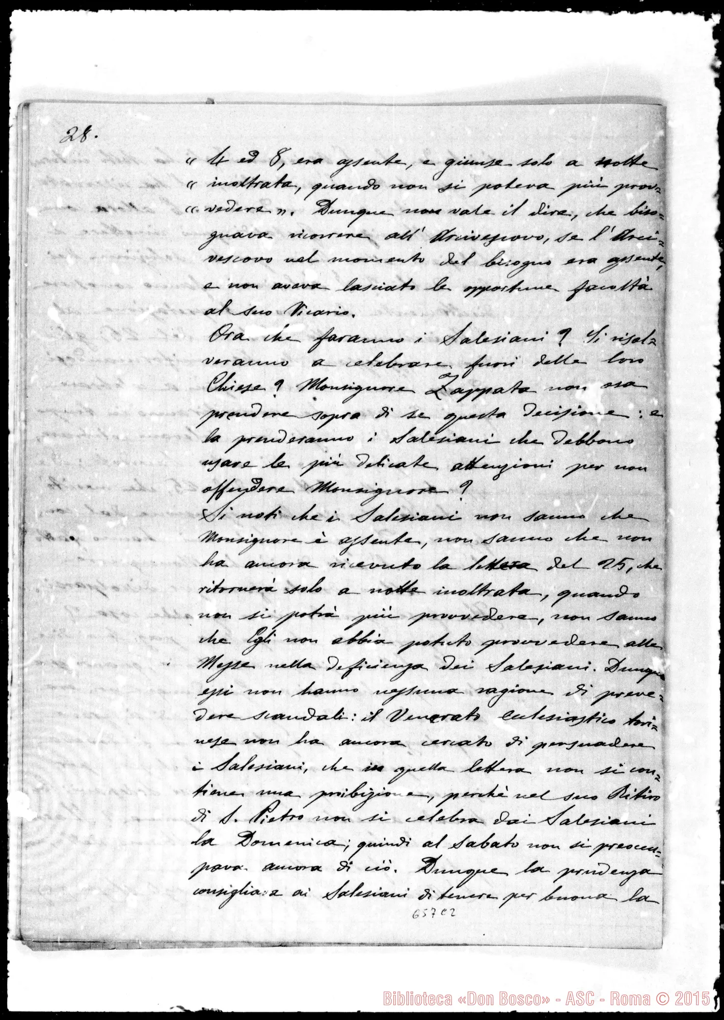 Fotogramma C 2 — Risposta allo stampato. Copia