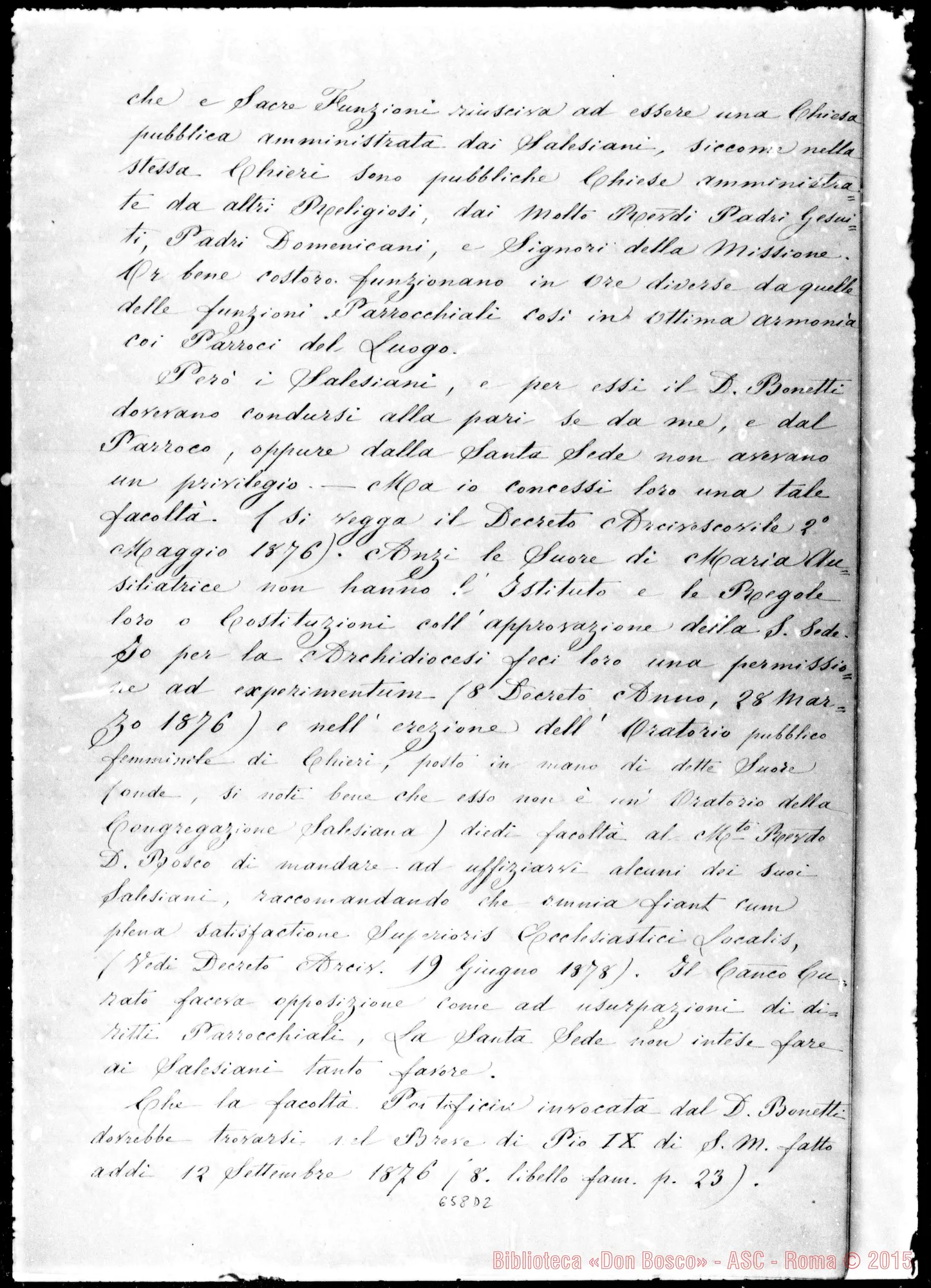 Fotogramma D 2 — »-Sacra C.C. 29-12-1880