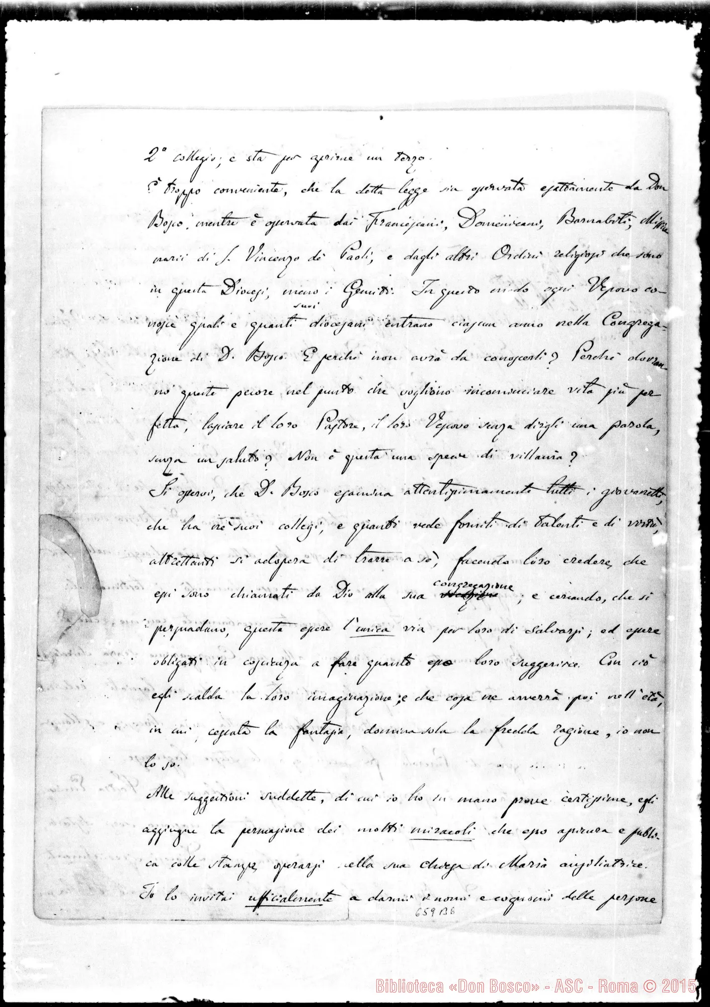 Fotogramma B 6 — »-VV. E RR. 26- 8-1877: A Card. Ferrieri