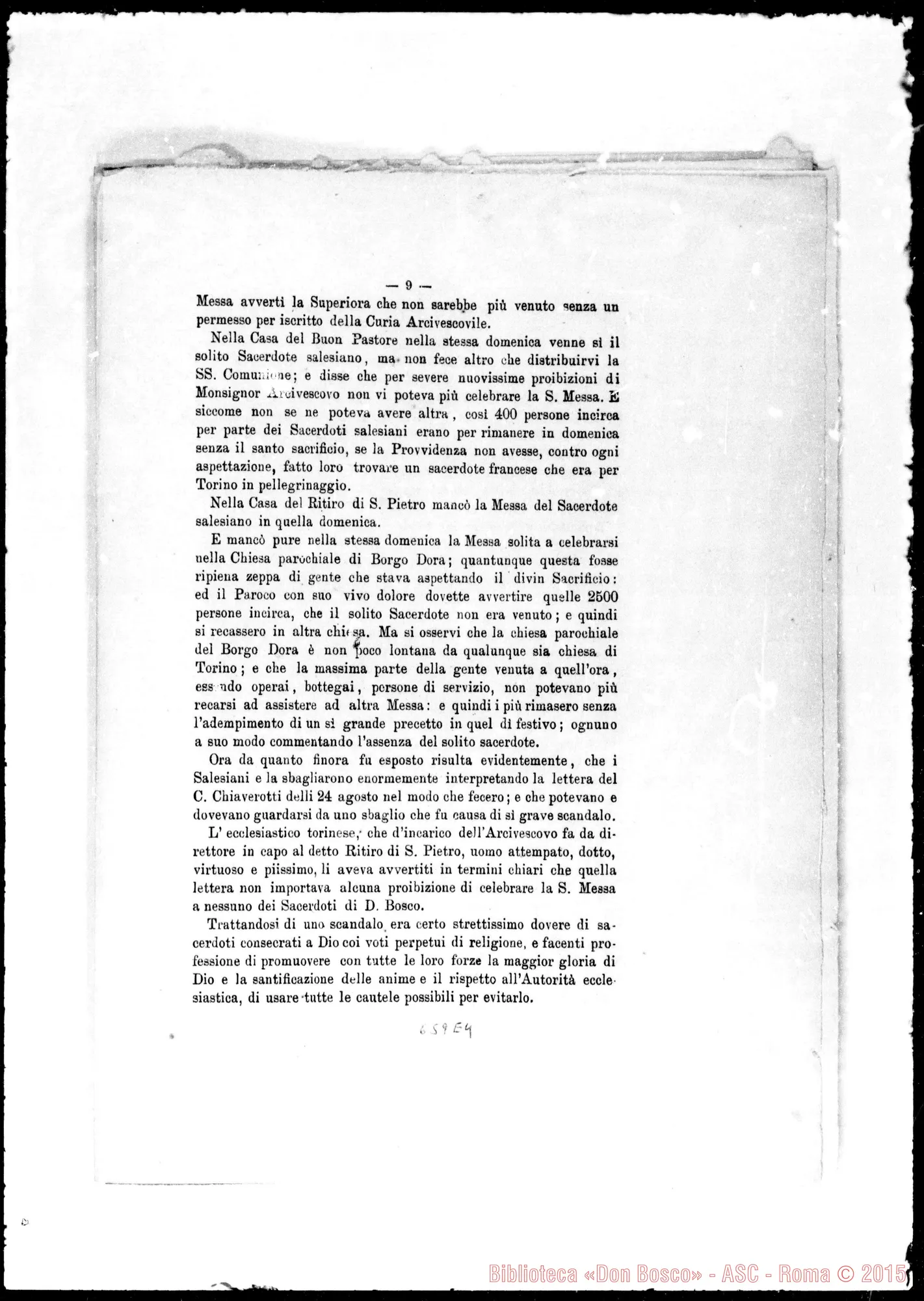 Fotogramma E 4 — »-Ai Cardinali… 15-10-1877. Stampato
