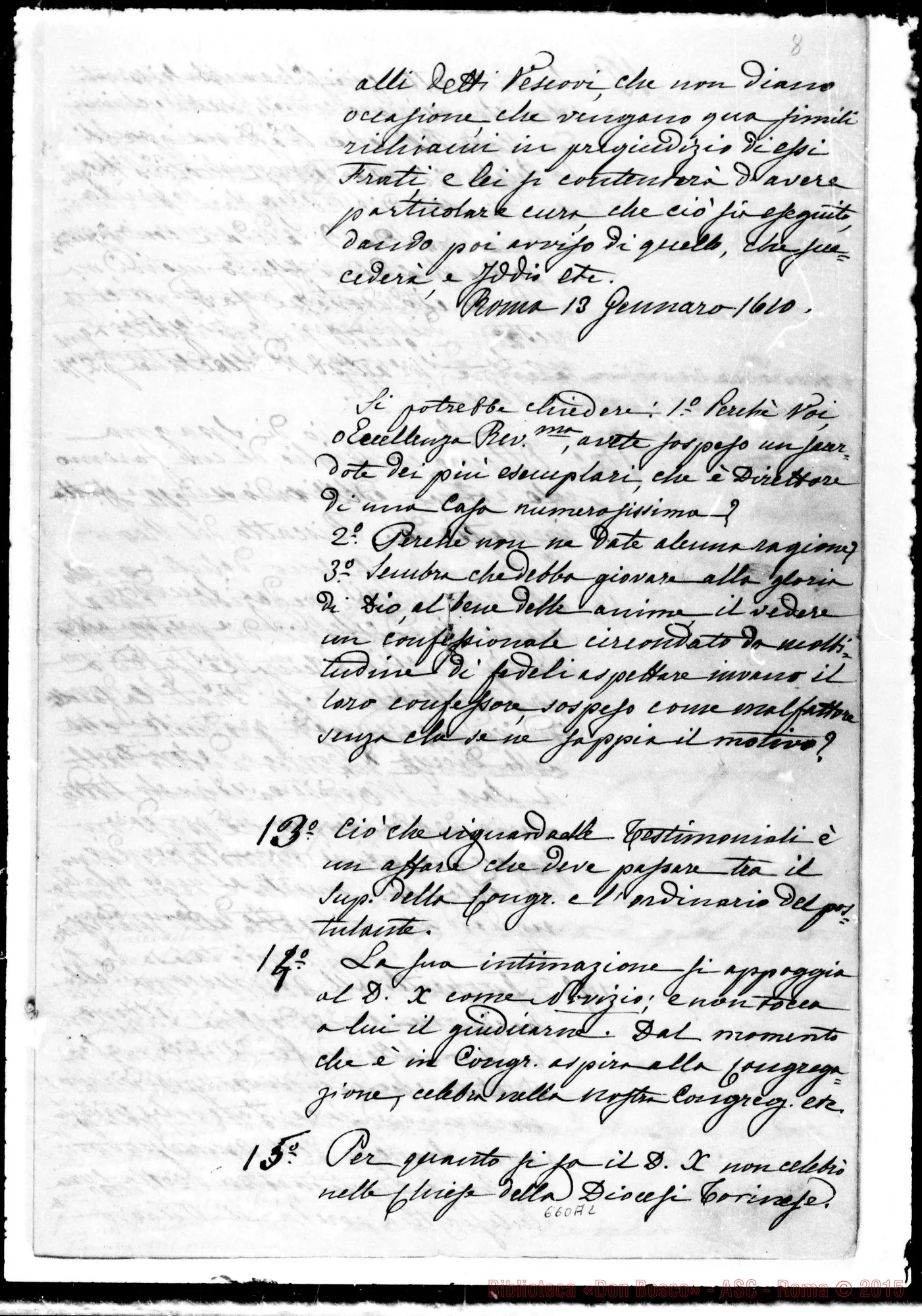 Fotogramma A 2 — » : Osservazioni di D. Bosco allo Stampato