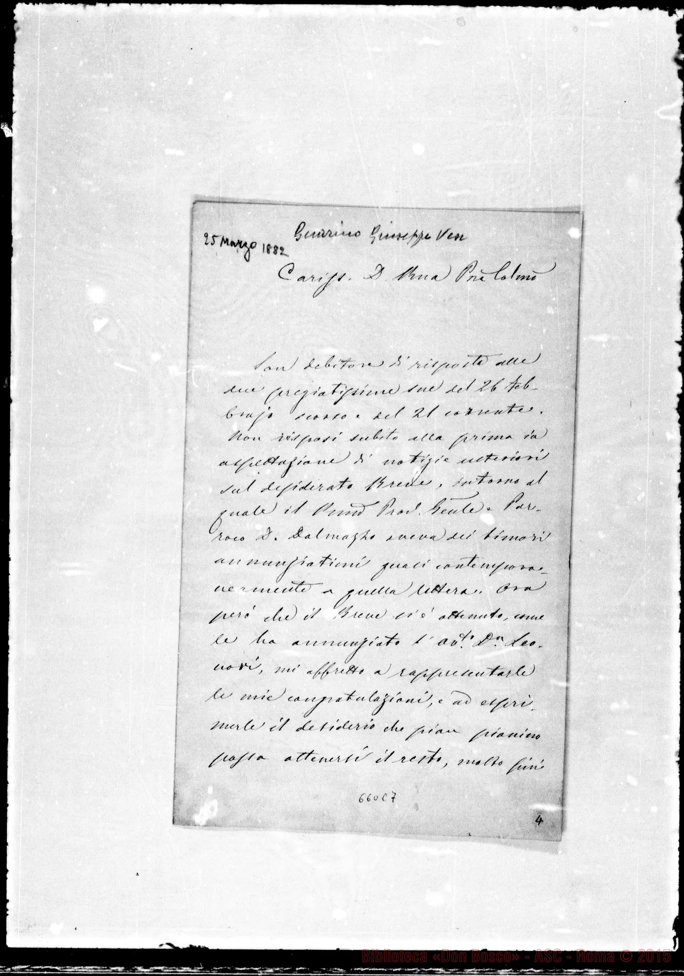 Fotogramma C 7 — »-Rua. 25- 3-1882