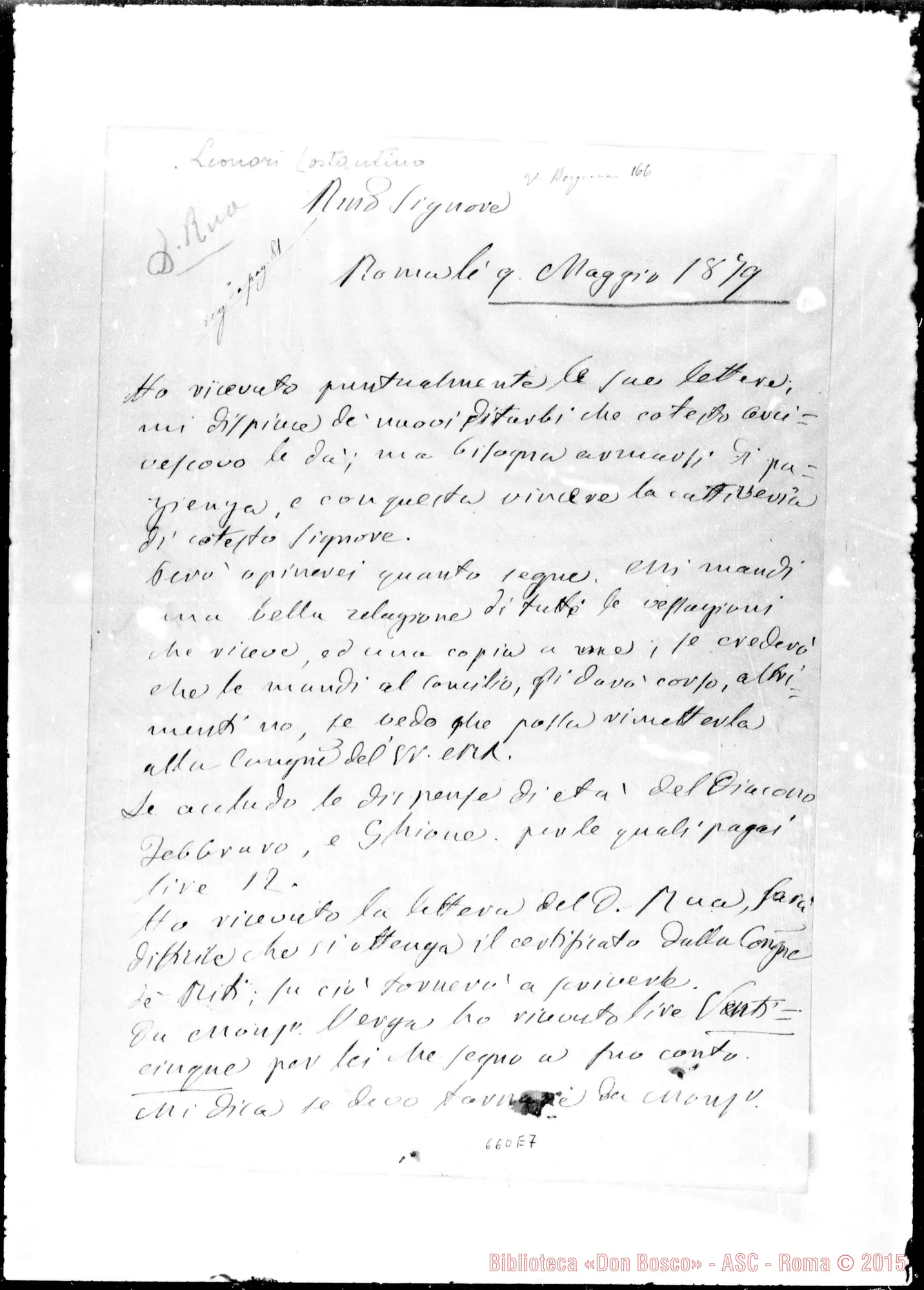 Fotogramma E 7 — » »-Rua. 9- 5-1879