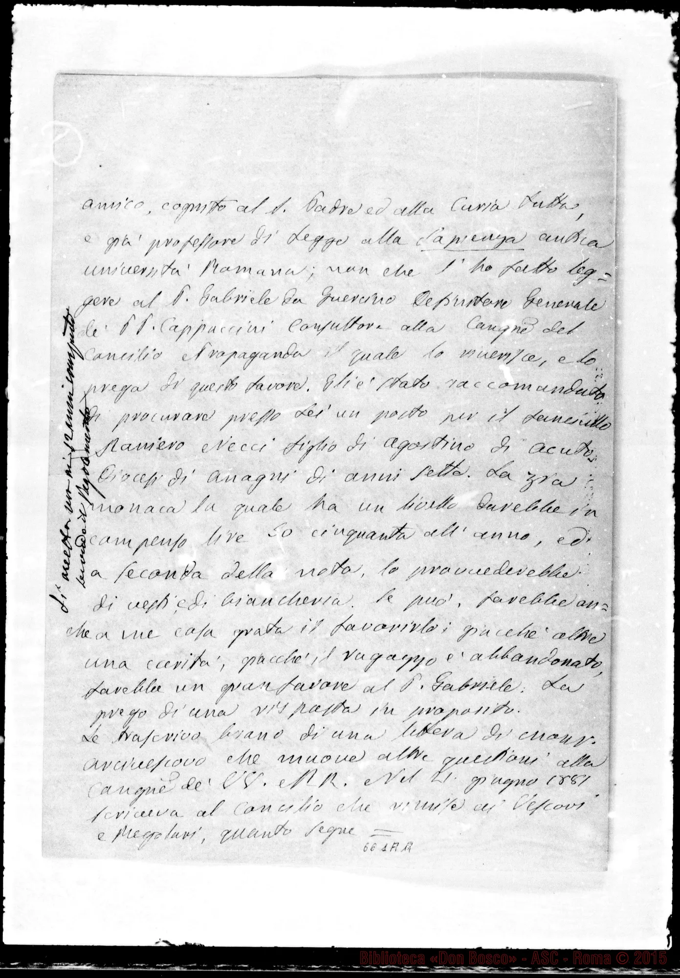 Fotogramma A 11 — » »-Rev.do Sig. 10-11-1881