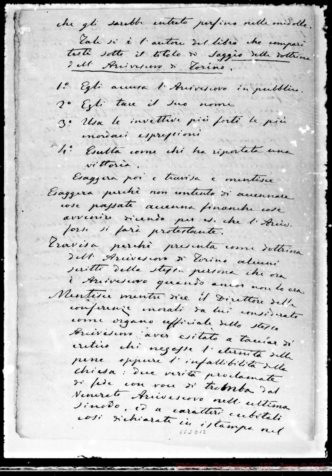 Fotogramma D 12 — Giudizio sui libelli