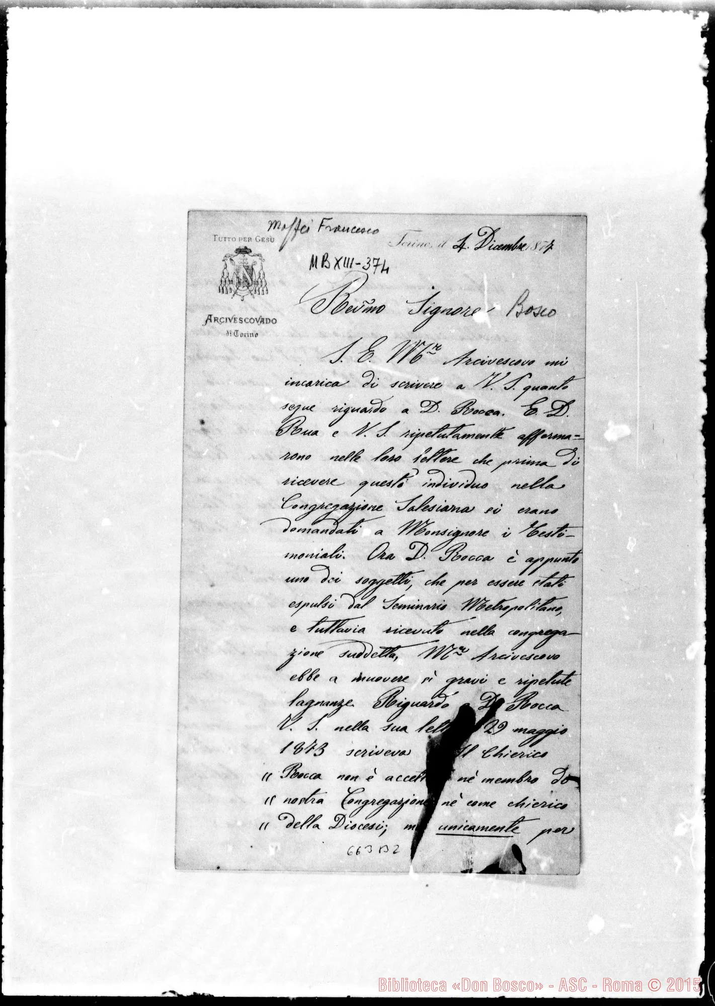 Fotogramma B 2 — » »-Bosco. 4-12-1877