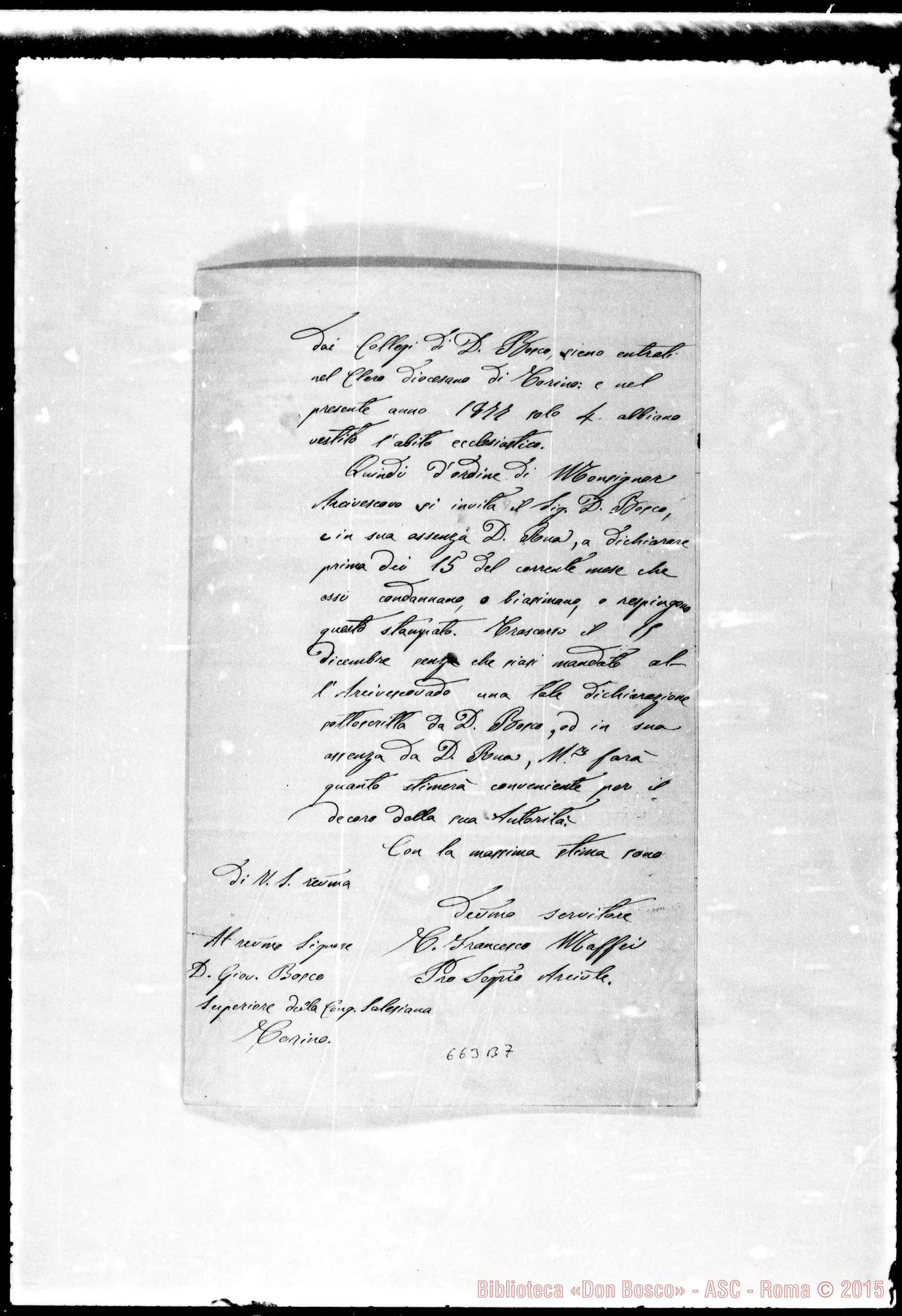 Fotogramma B 7 — » »-Bosco. 5-12-1877