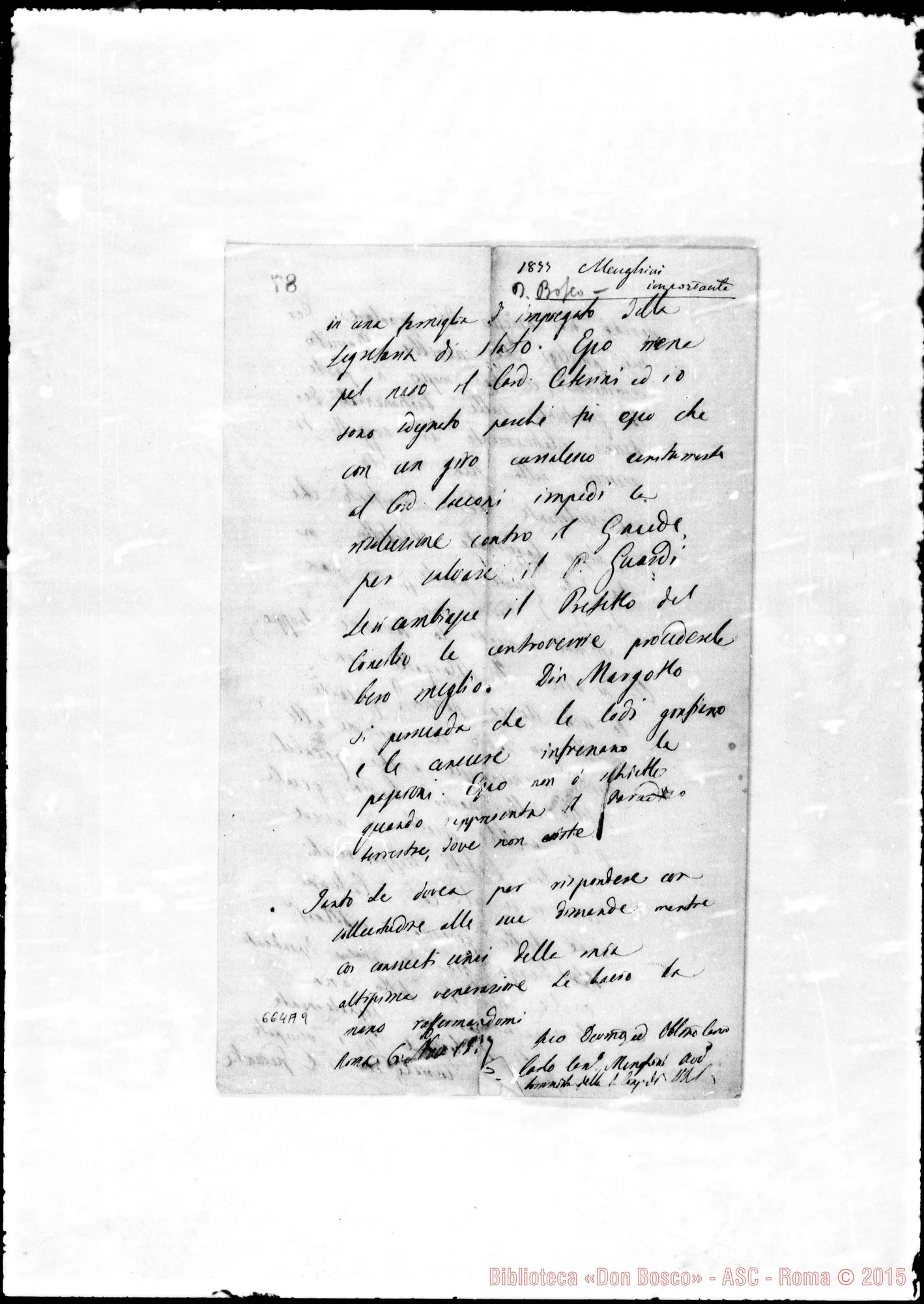 Fotogramma A 9 — » »-Gastaldi. 6-11-1877