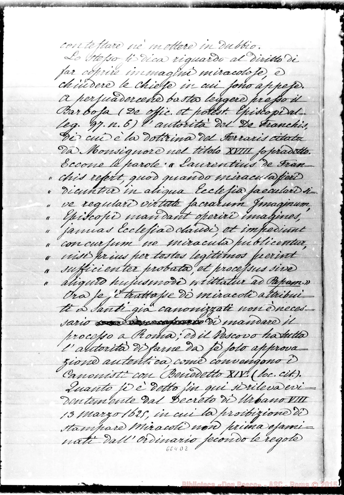 Fotogramma D 2 — Confutazione di uno stampato di Mons. Gastaldi