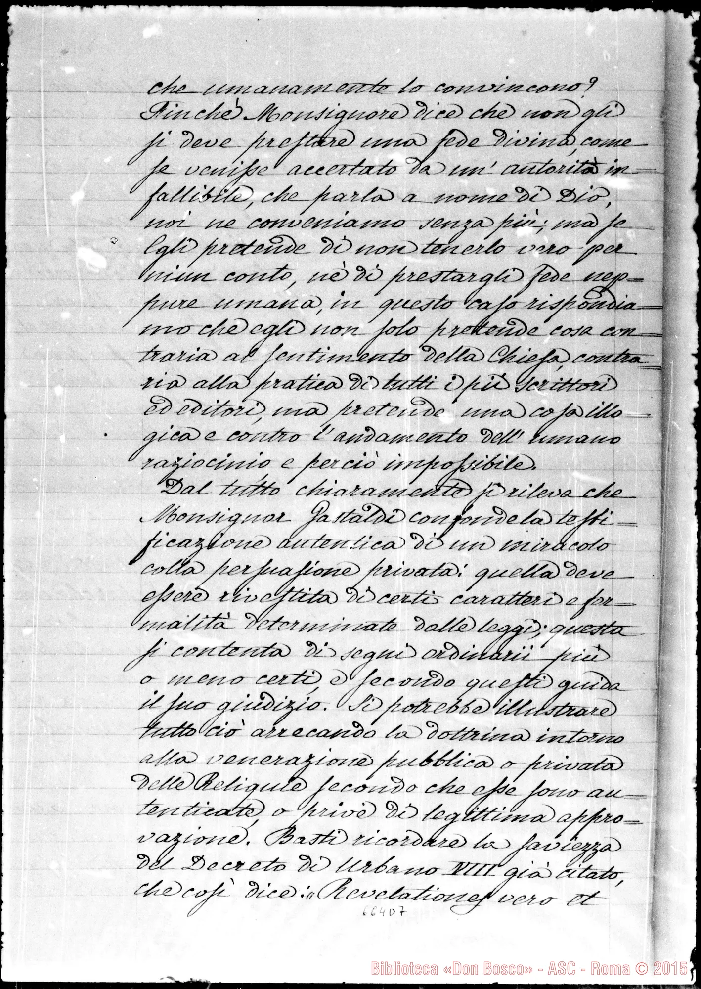 Fotogramma D 7 — Confutazione di uno stampato di Mons. Gastaldi