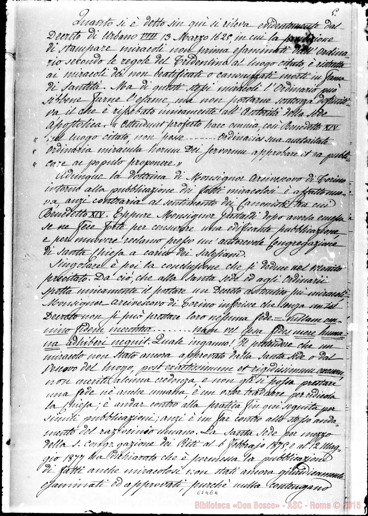 Fotogramma E 4 — Allegato A: Osservazioni sopra due reclami…
