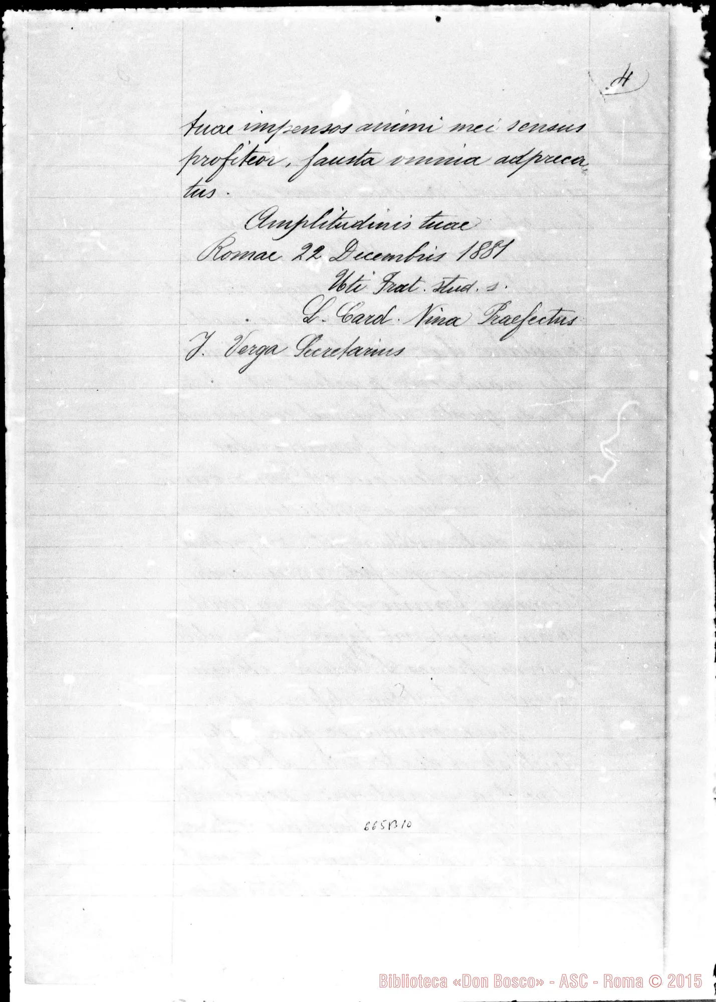 Fotogramma B 10 — » »-Gastaldi. 22-12-1881
