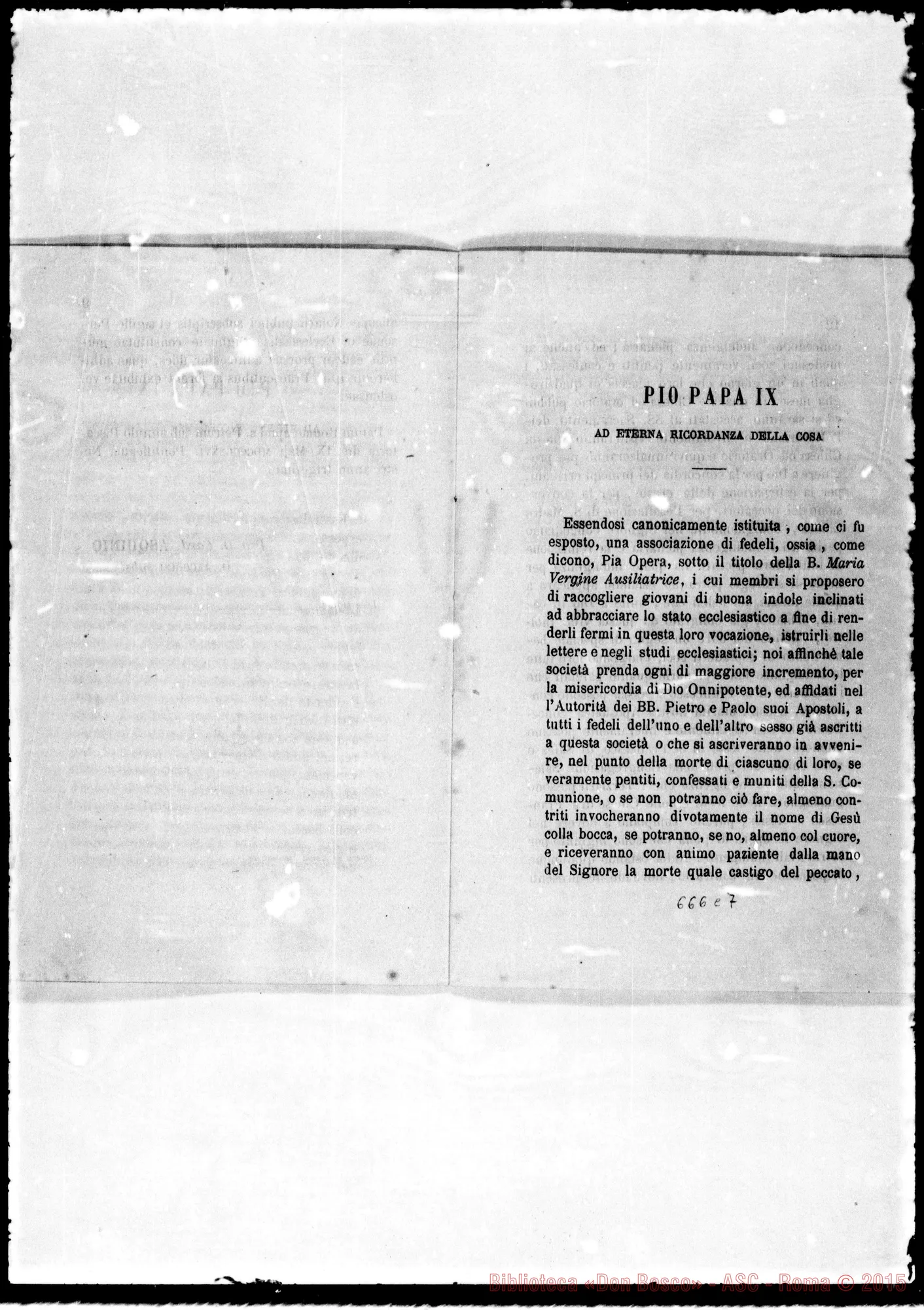 Fotogramma C 7 — Opera di Maria Ausiliatrice. Stampato