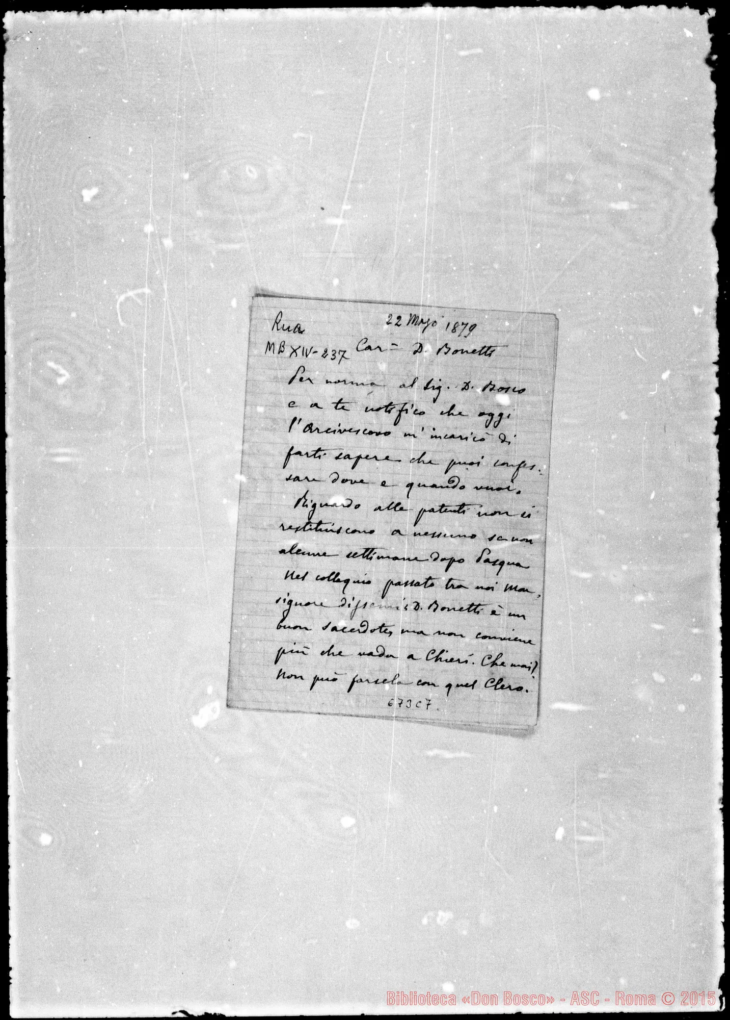 Fotogramma C 7 — »-Bonetti. 22- 3-1879