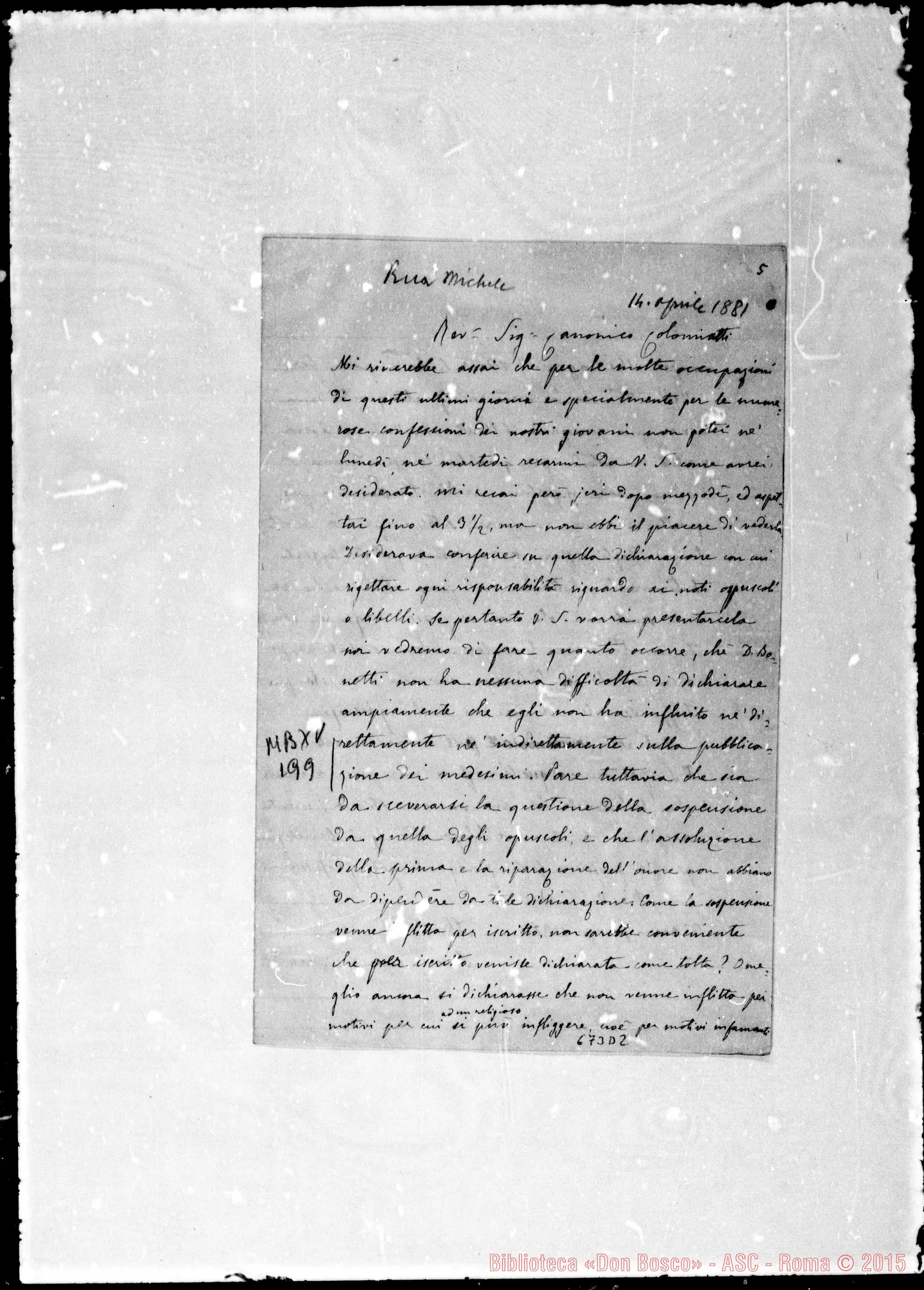 Fotogramma D 2 — »-Colomiatti. 14- 4-1881