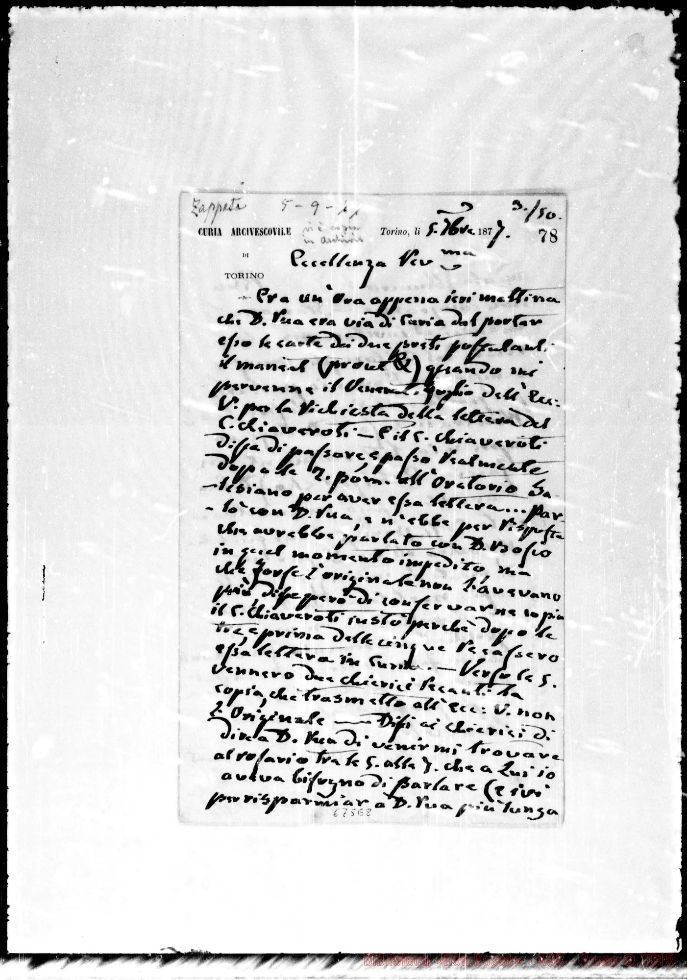 Fotogramma E 8 — Zappata-Gastaldi. 5- 9-1877