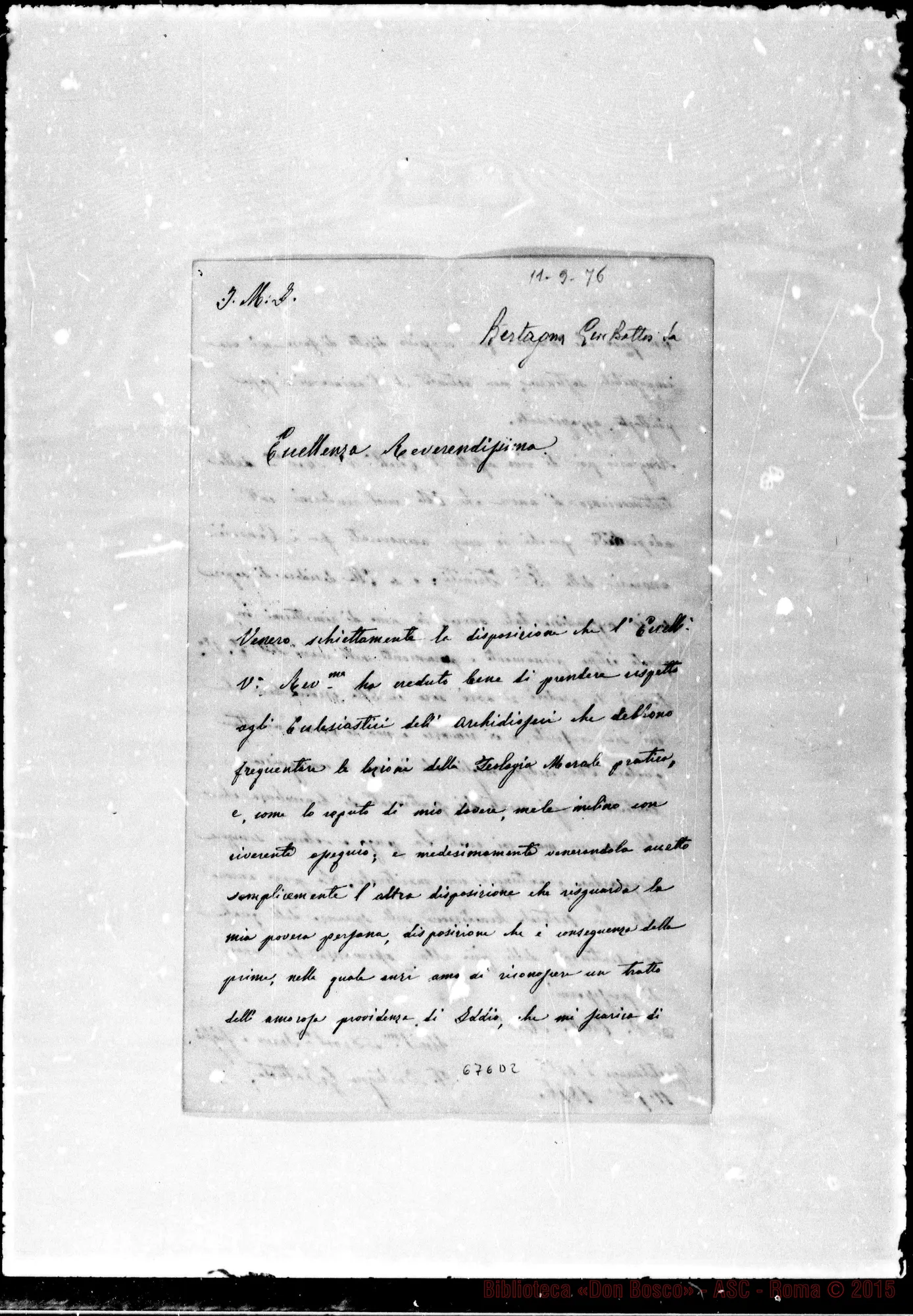 Fotogramma D 2 — »-Gastaldi. 11- 9-1876