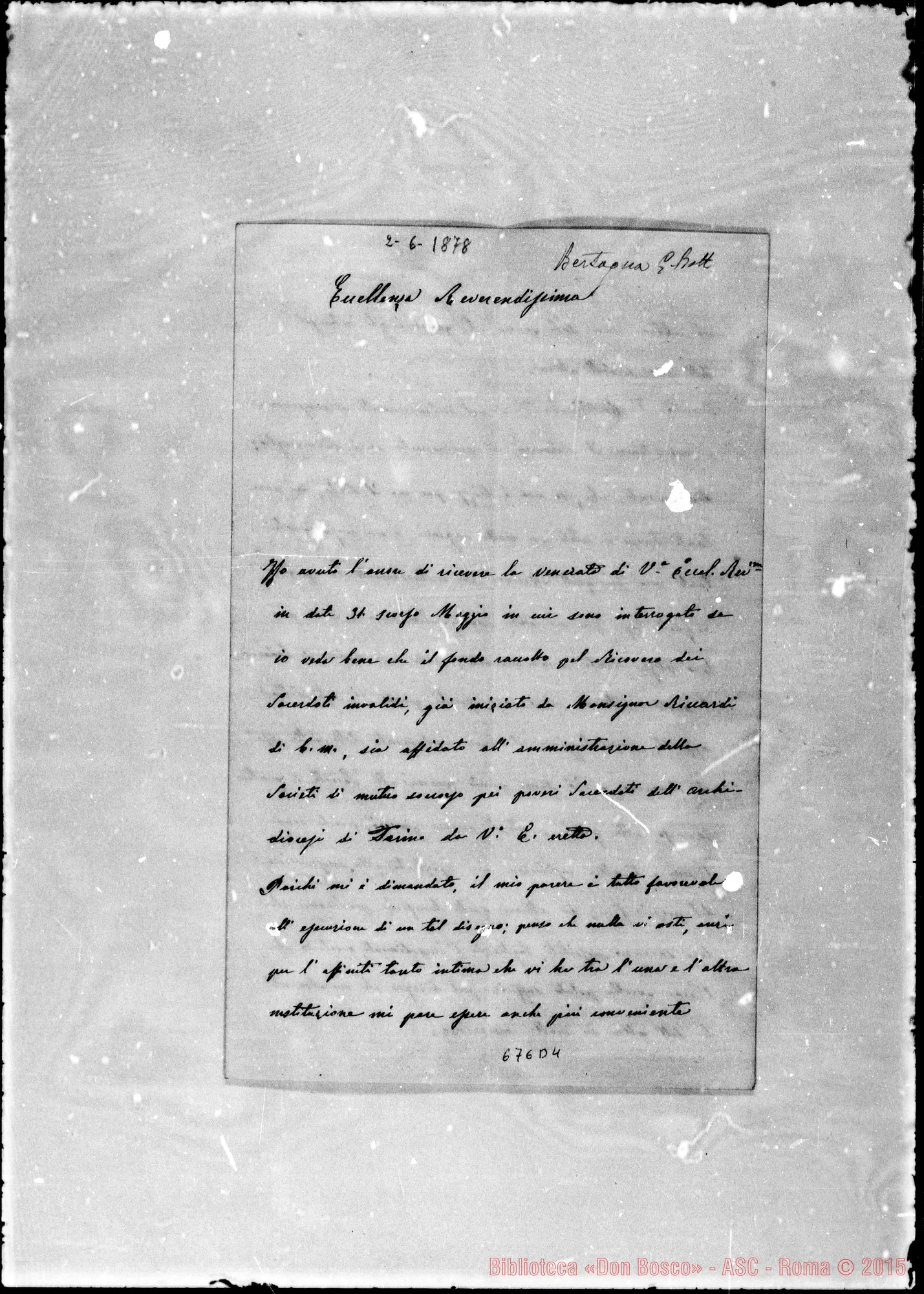 Fotogramma D 4 — »-Gastaldi. 2- 6-1878