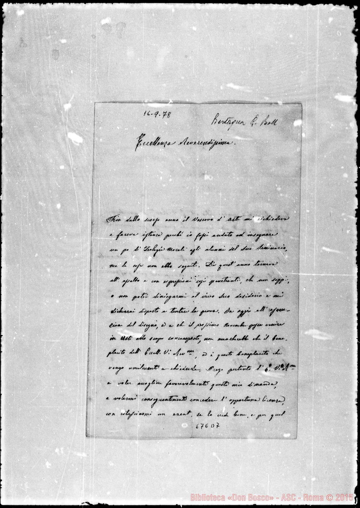 Fotogramma D 7 — »-Gastaldi. 16- 9-1878