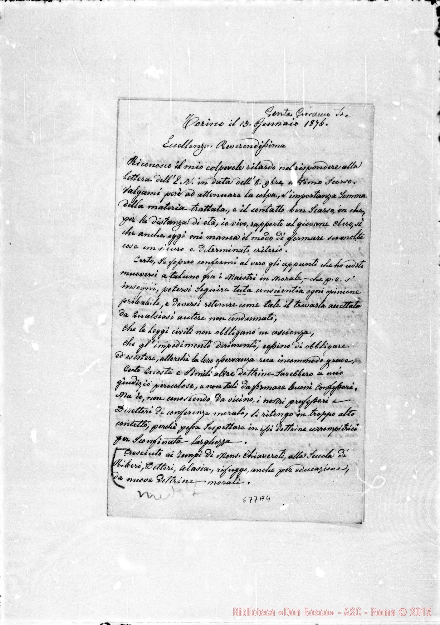 Fotogramma A 4 — Genta-Gastaldi. 13- 1-1876